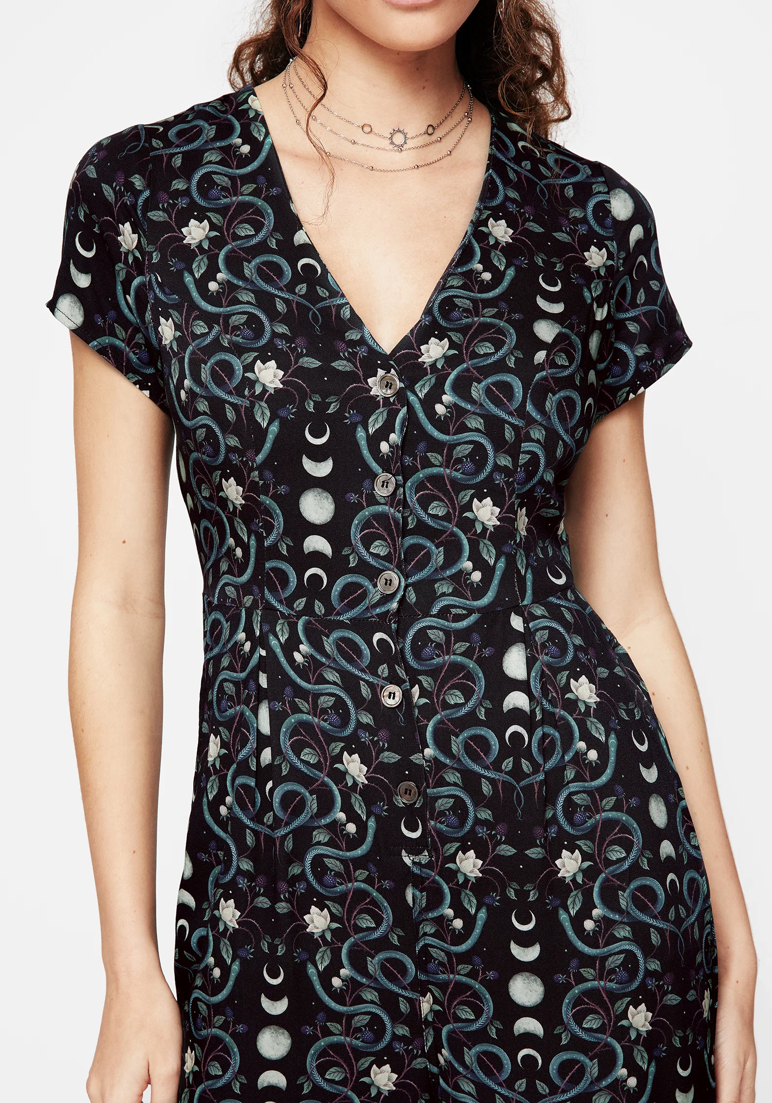 Pythia Button Up Jumpsuit - Image 2