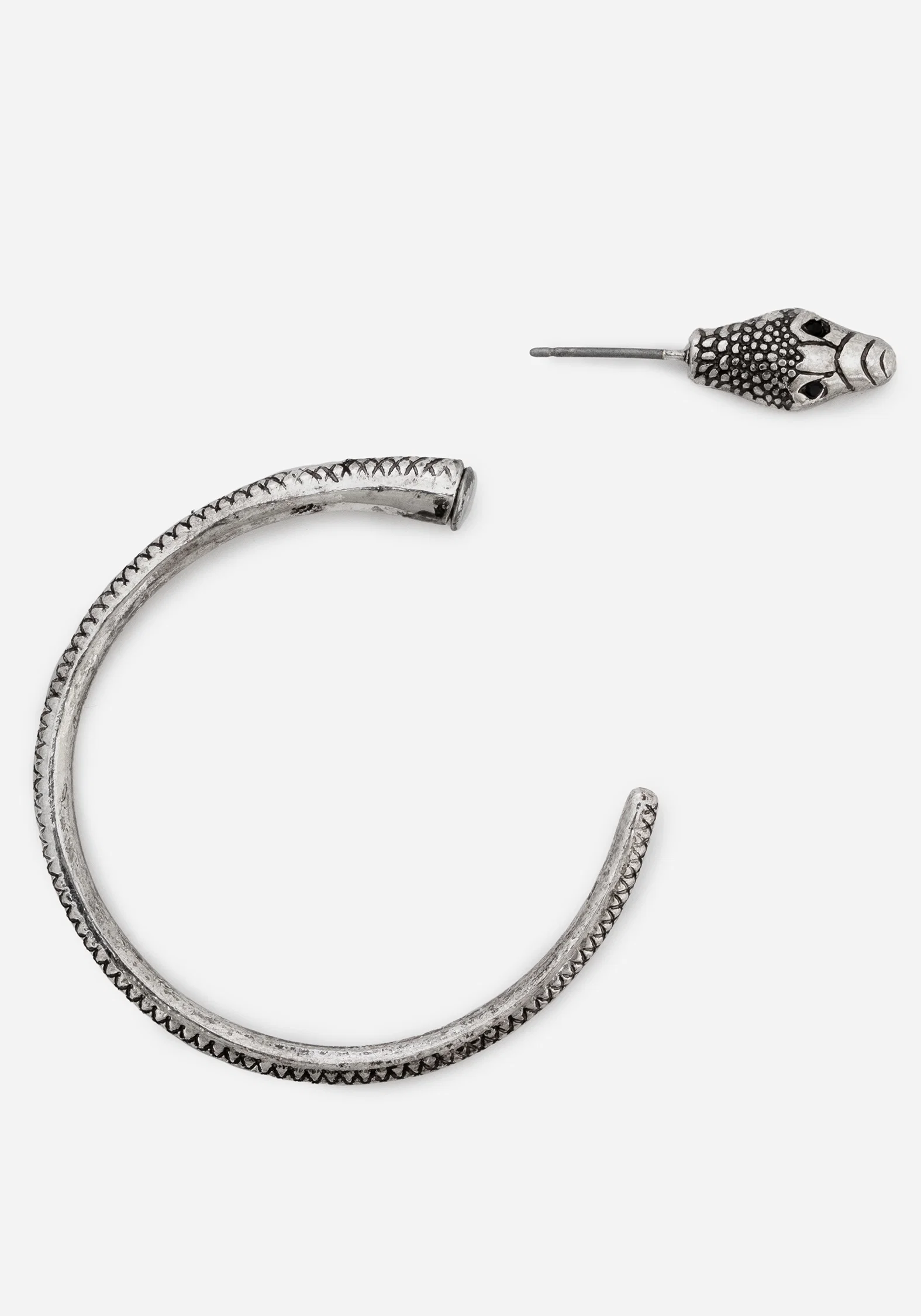 Ramona Snake Hoop Earrings - Image 5