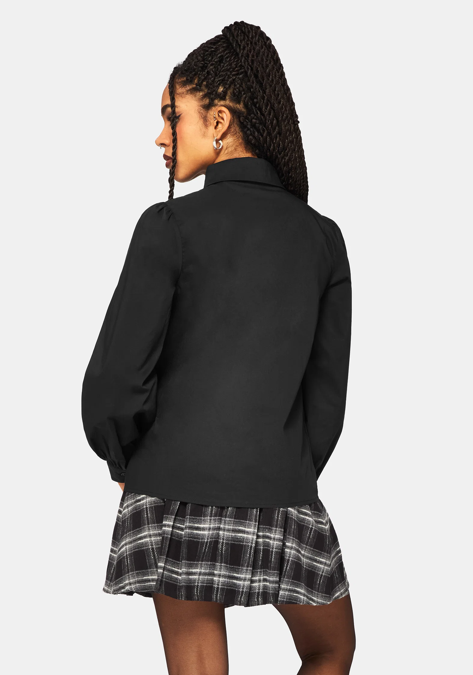 Ravyn Moon and Star Embroidered Poplin Shirt - Image 3