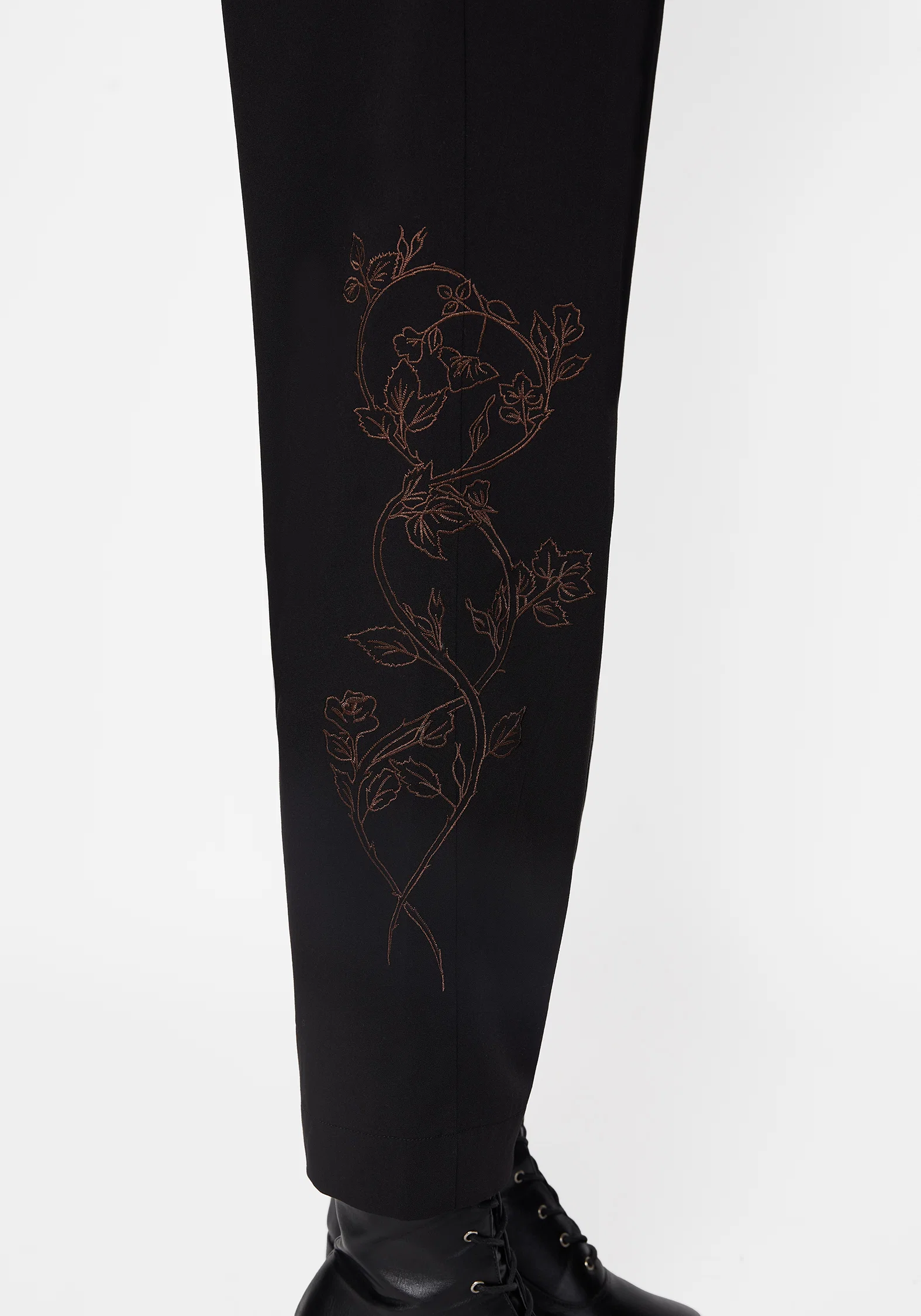 Renita Embroidered Tapered Tailored Trouser - Image 2