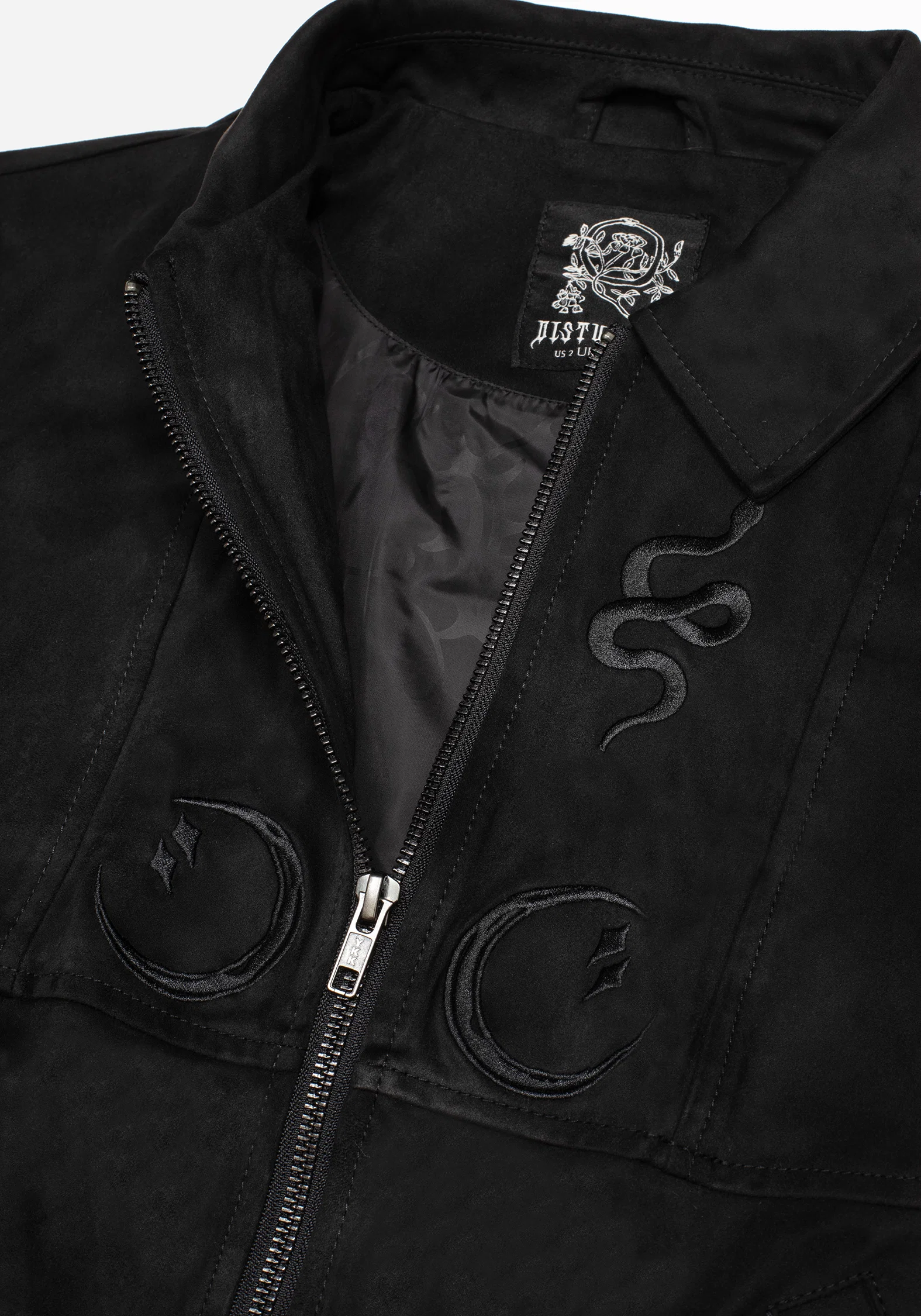 Rite Celestial Embroidered Suedette Jacket - Image 7
