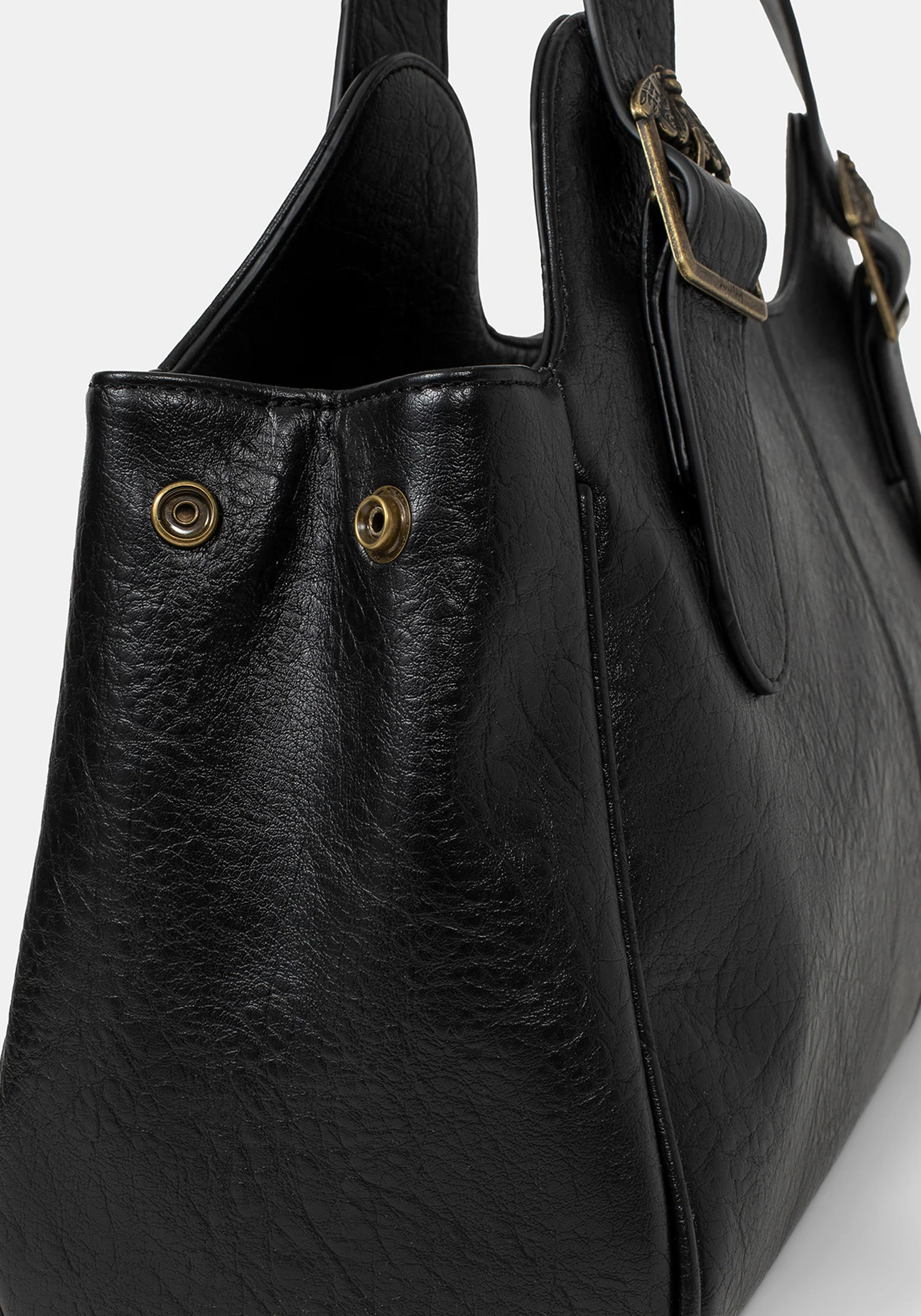 Rosamoth Buckle Shoulder Bag - Black - Image 7