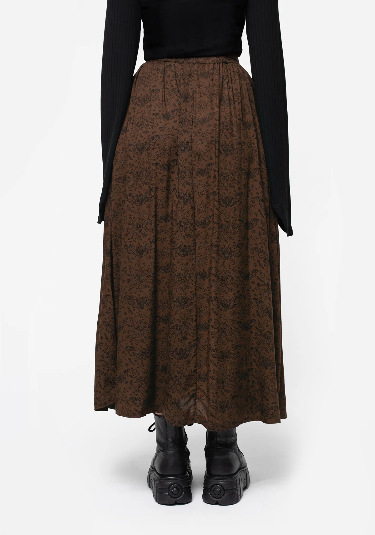 Rosamoth Button Up Midi Skirt - Image 3