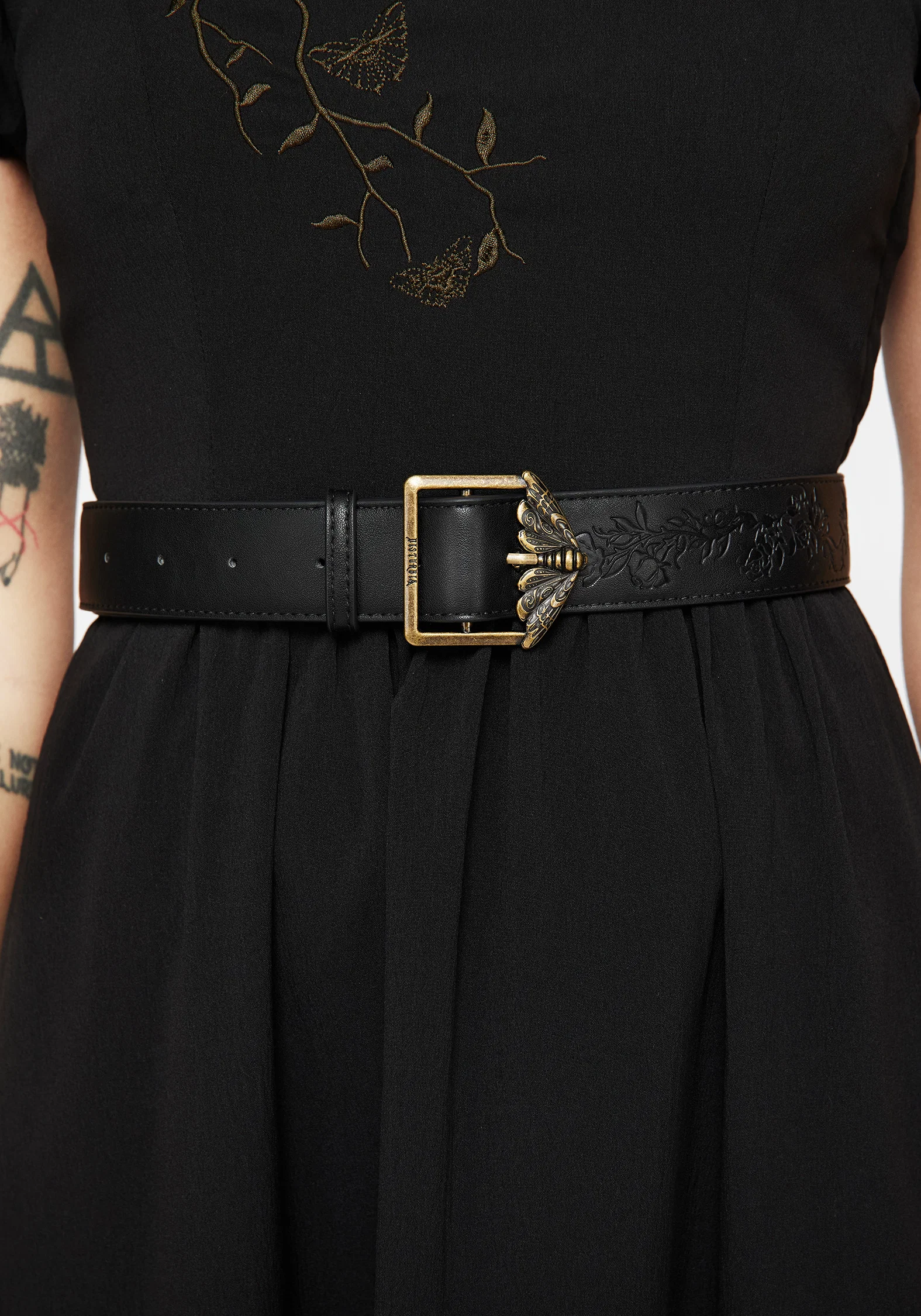 Rosamoth Debossed Buckle Belt - Image 3