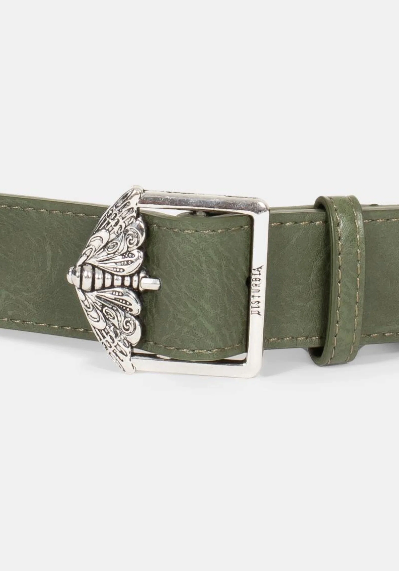 Rosamoth Debossed Buckle Belt - Green - Image 5
