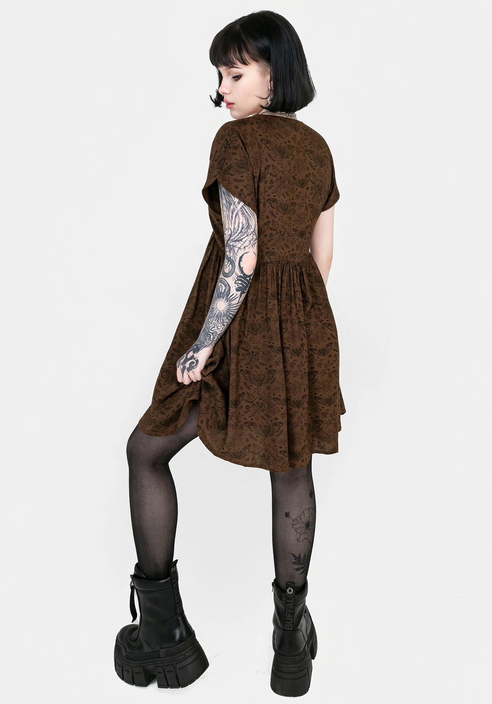 Rosamoth Mini Smock Dress - Image 3