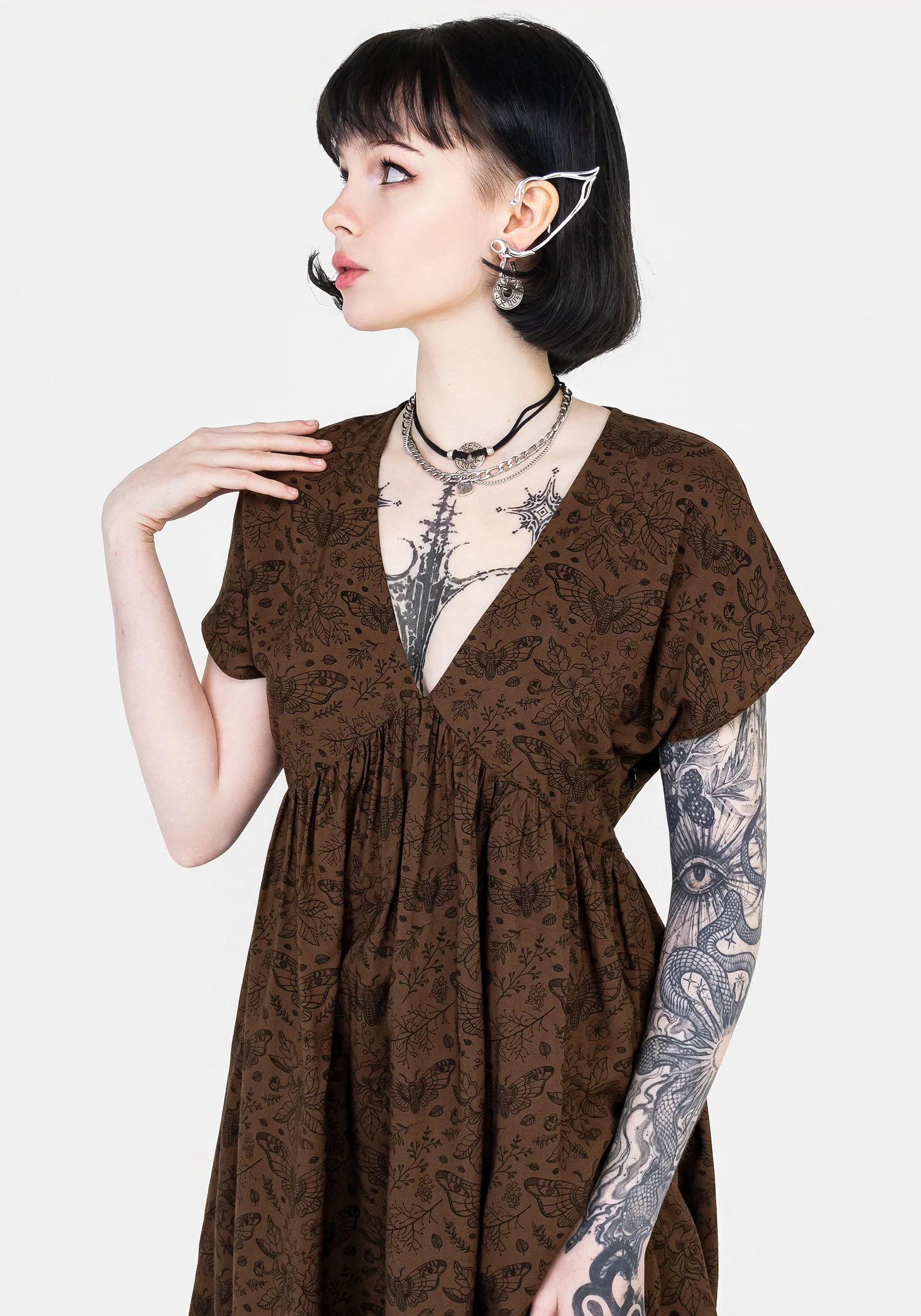 Rosamoth Mini Smock Dress - Image 5