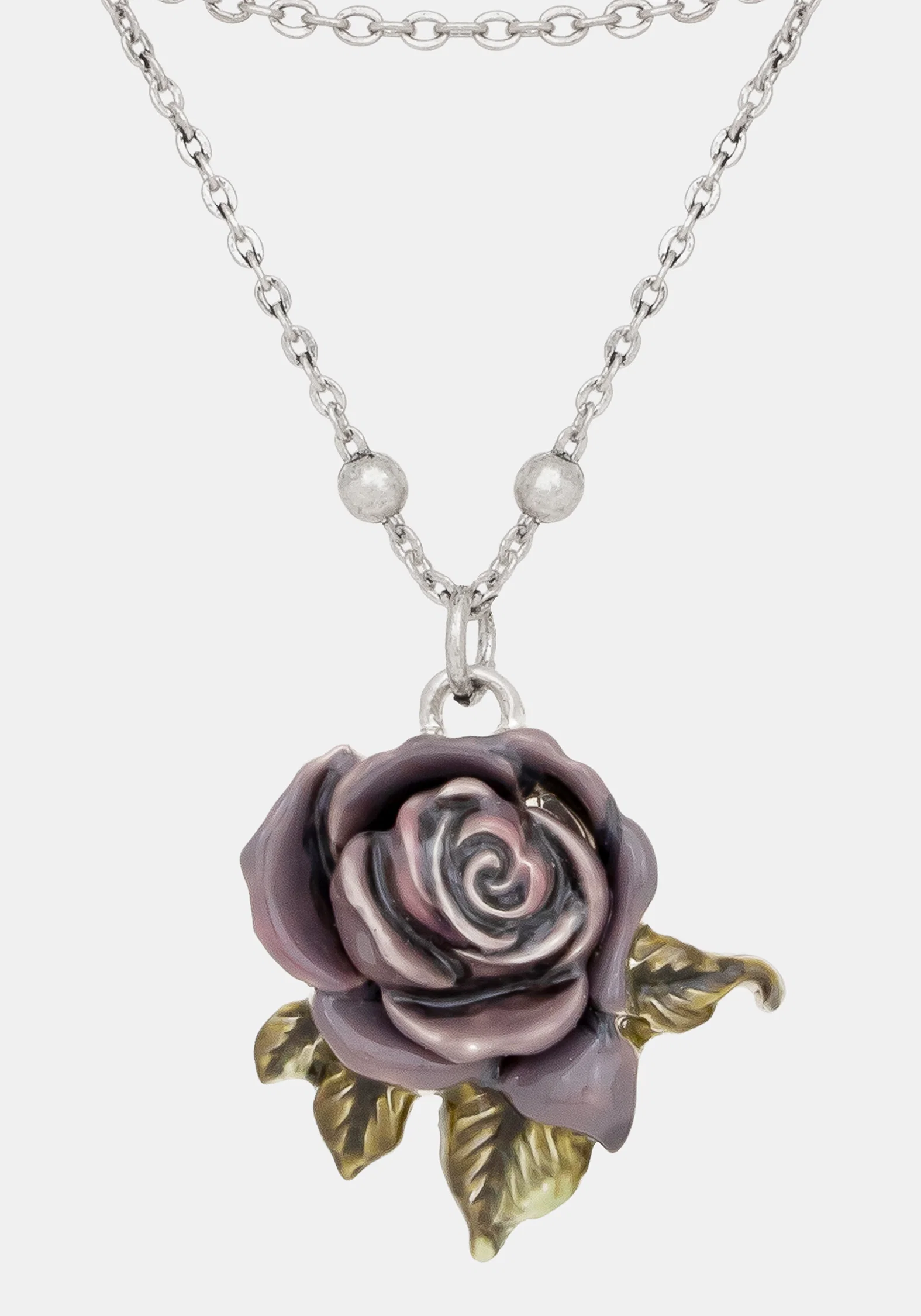 Rosea Rose Charm Necklace - Image 2