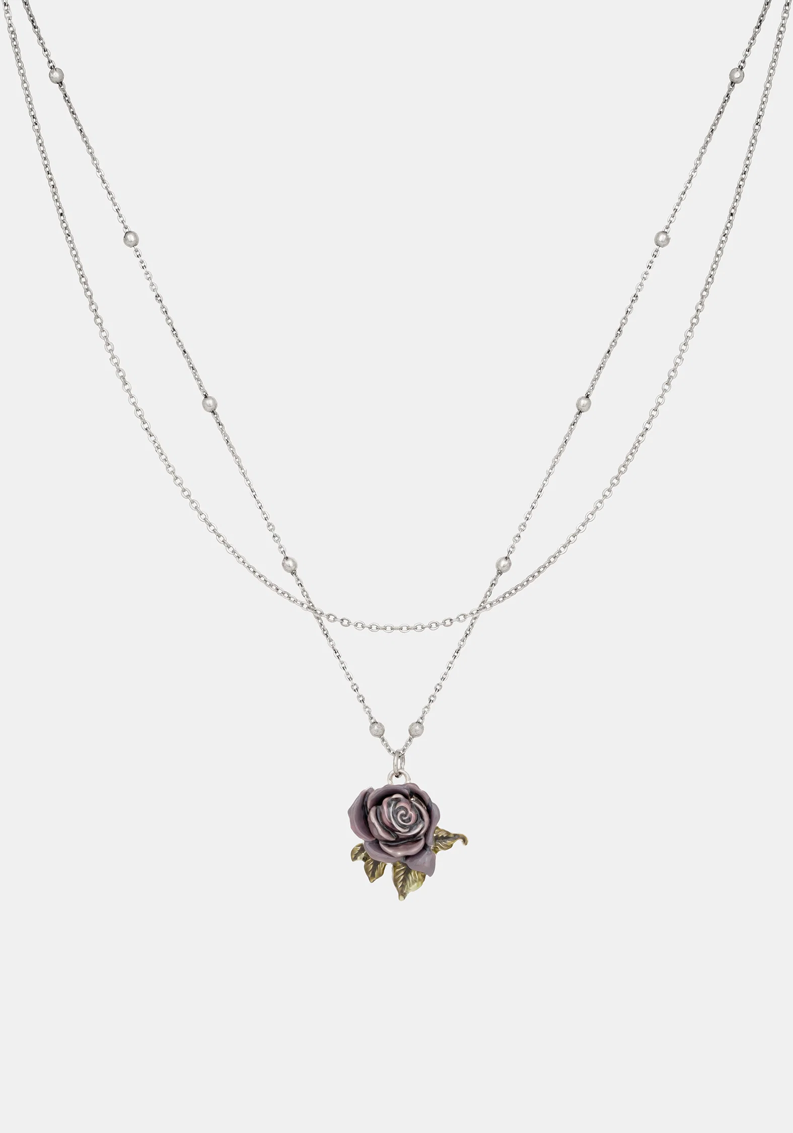 Rosea Rose Charm Necklace - Image 4