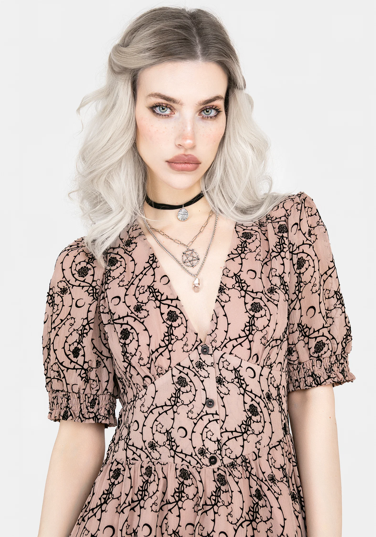 Rosethorn Corset Midi Dress - Image 6