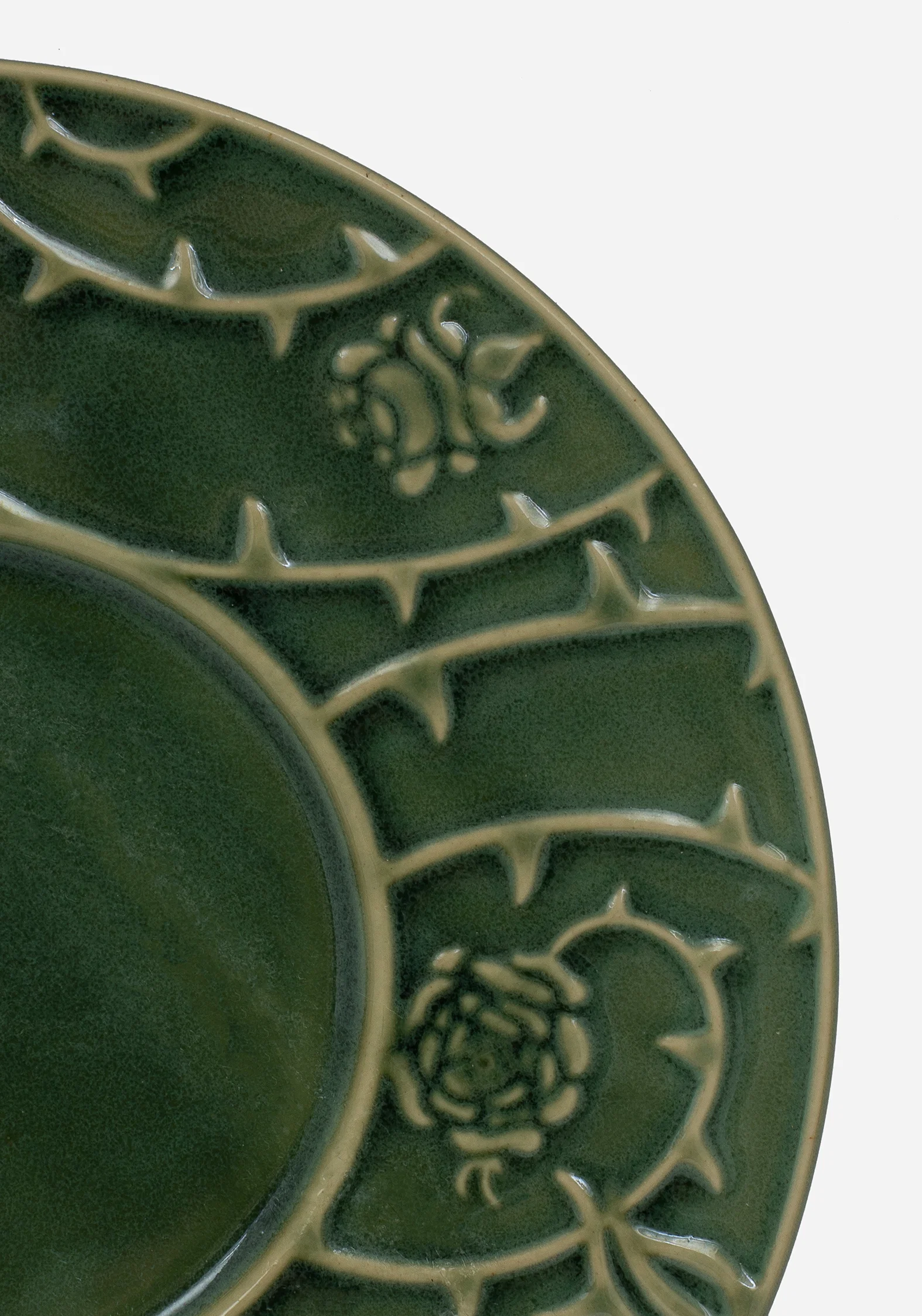 Rosethorn Floral Embossed Cup and Saucer Set - Image 3
