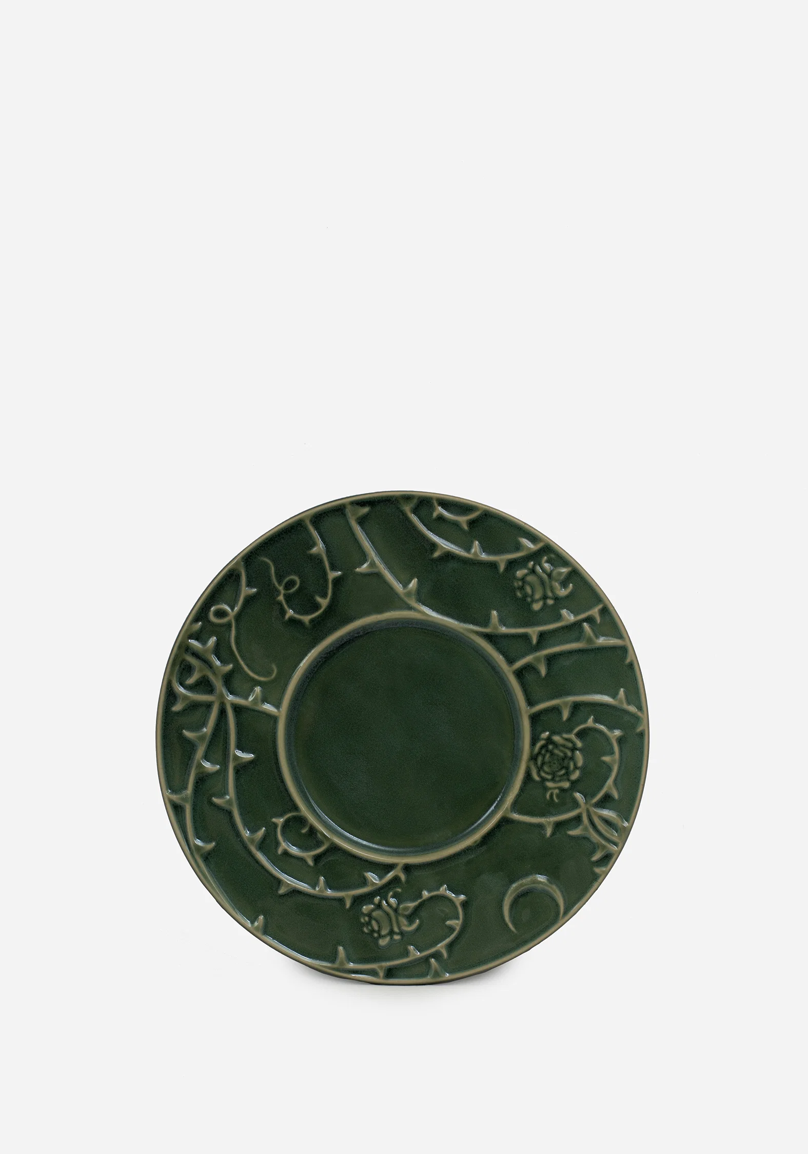 Rosethorn Floral Embossed Cup and Saucer Set - Image 5