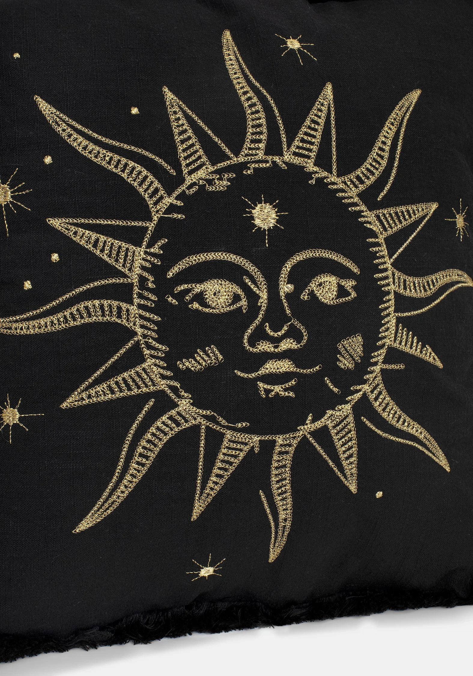 Rosia Celestial Sun Fringed Edge Cushion - Image 3