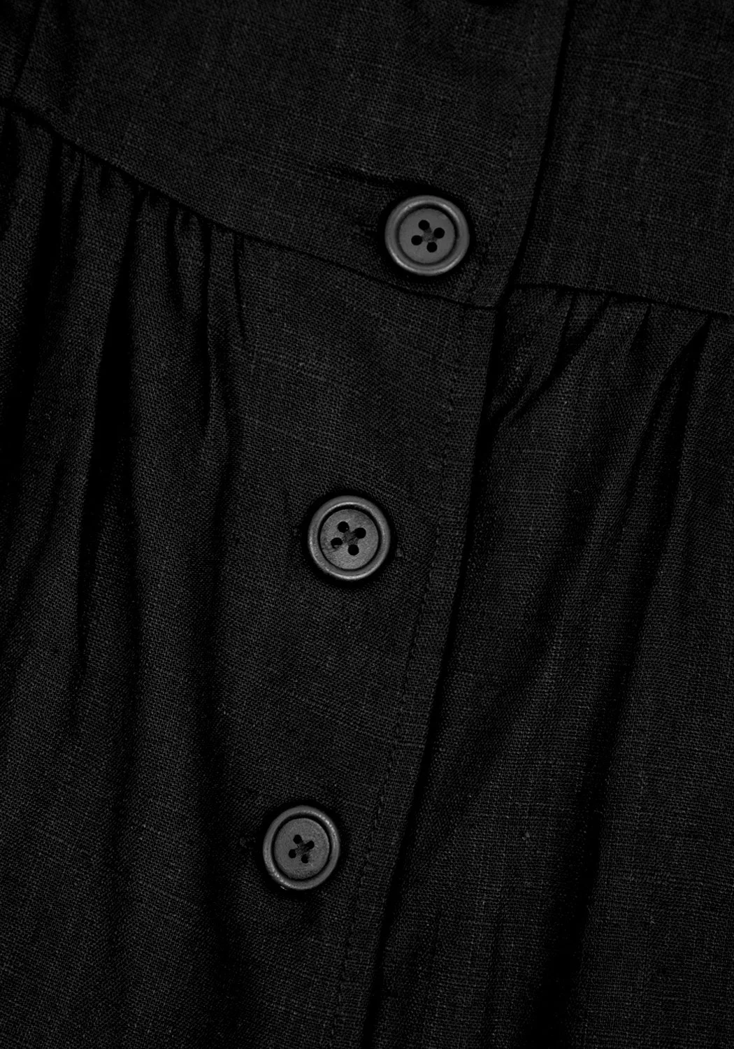 Rowan Linen Button Up Midi Dress - Image 6
