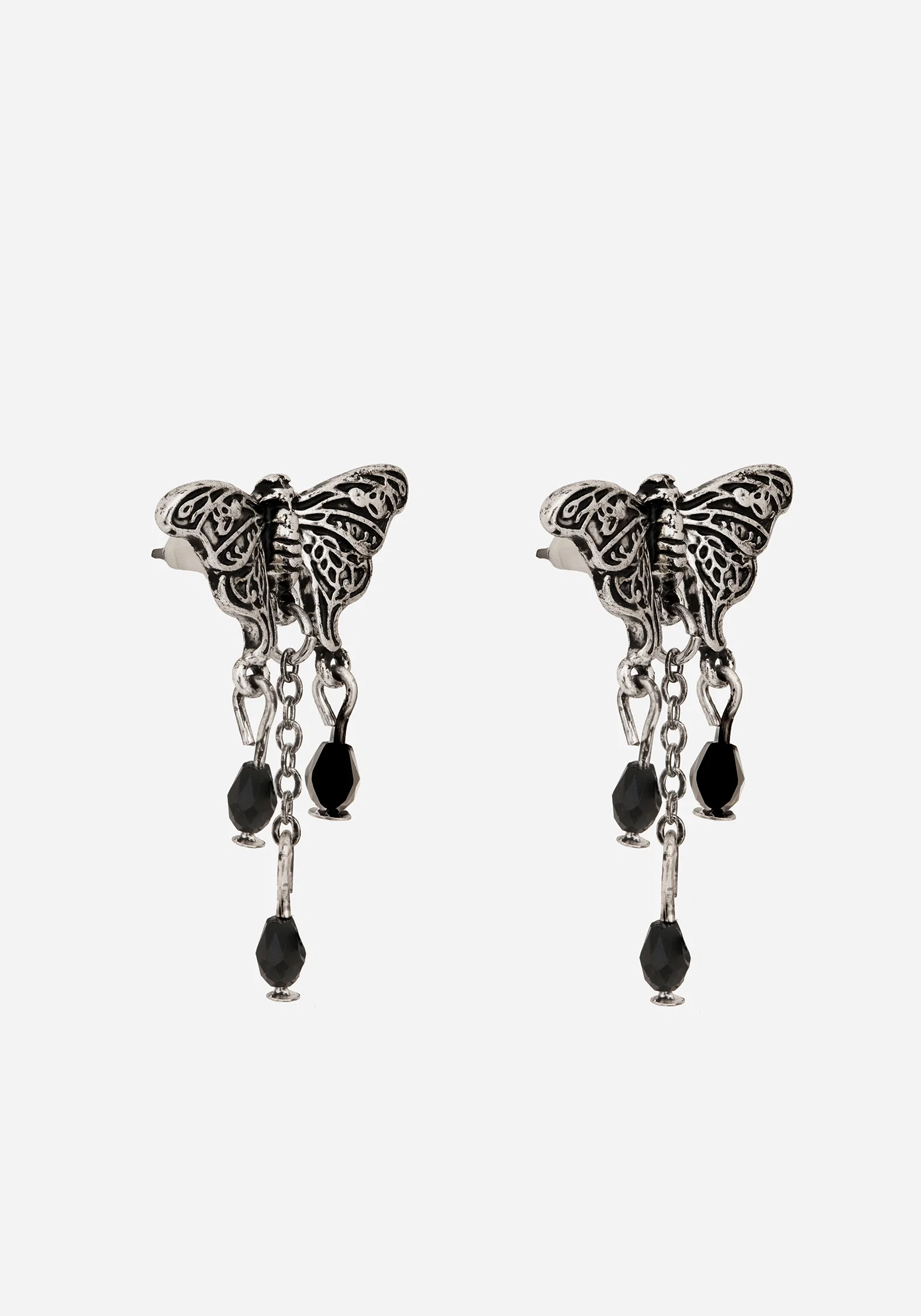 Rowan Moth Drop Earrings - Image 3
