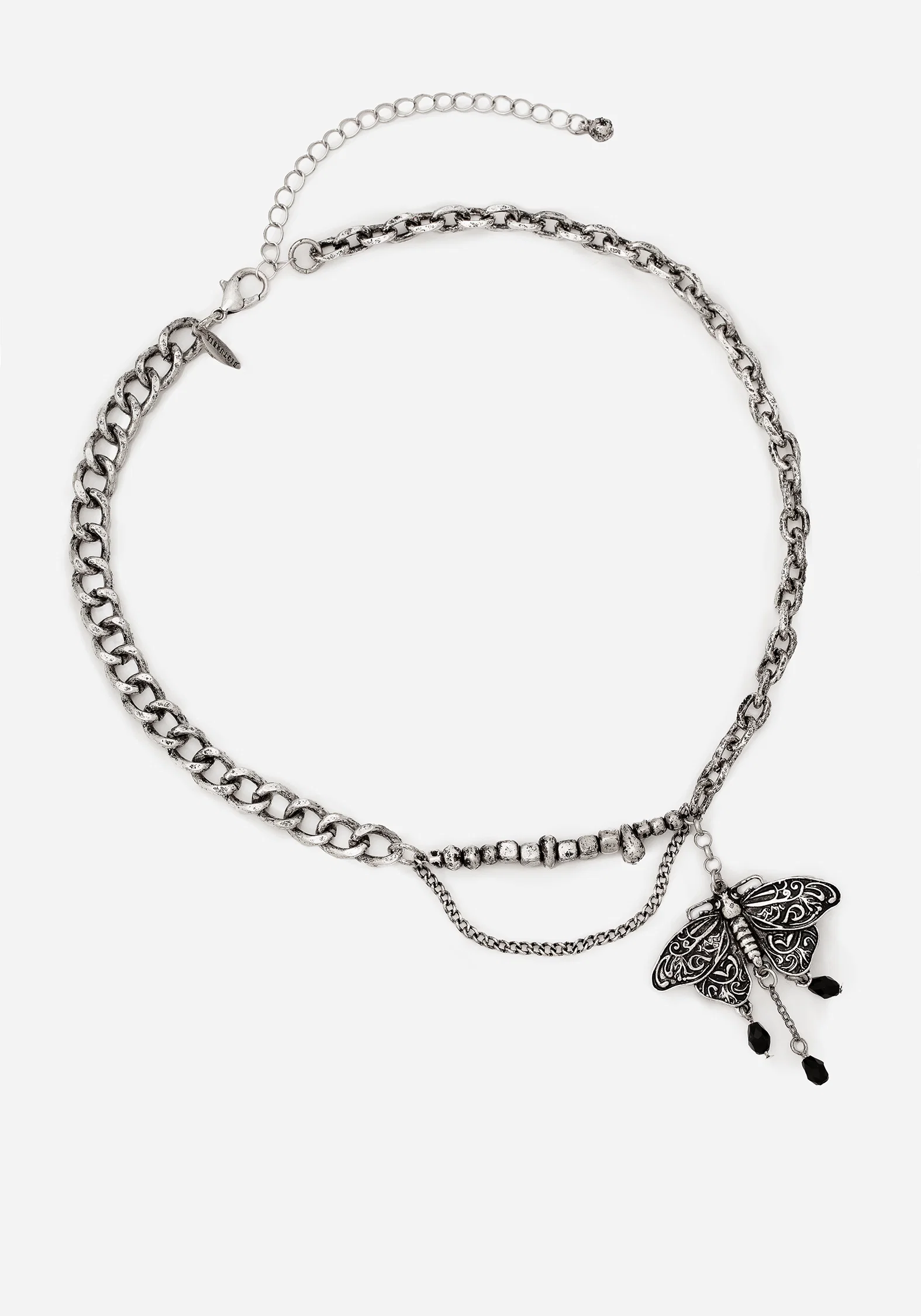 Rowan Moth Mixed Chain Necklace - Image 4
