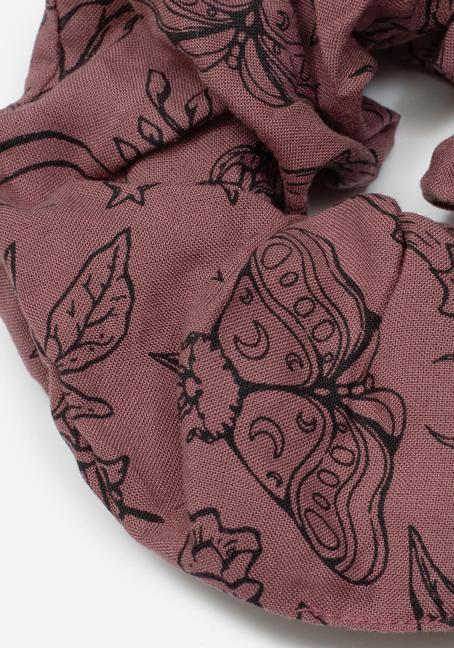 Roxana Moth Foxglove Hair Scrunchie - Image 4