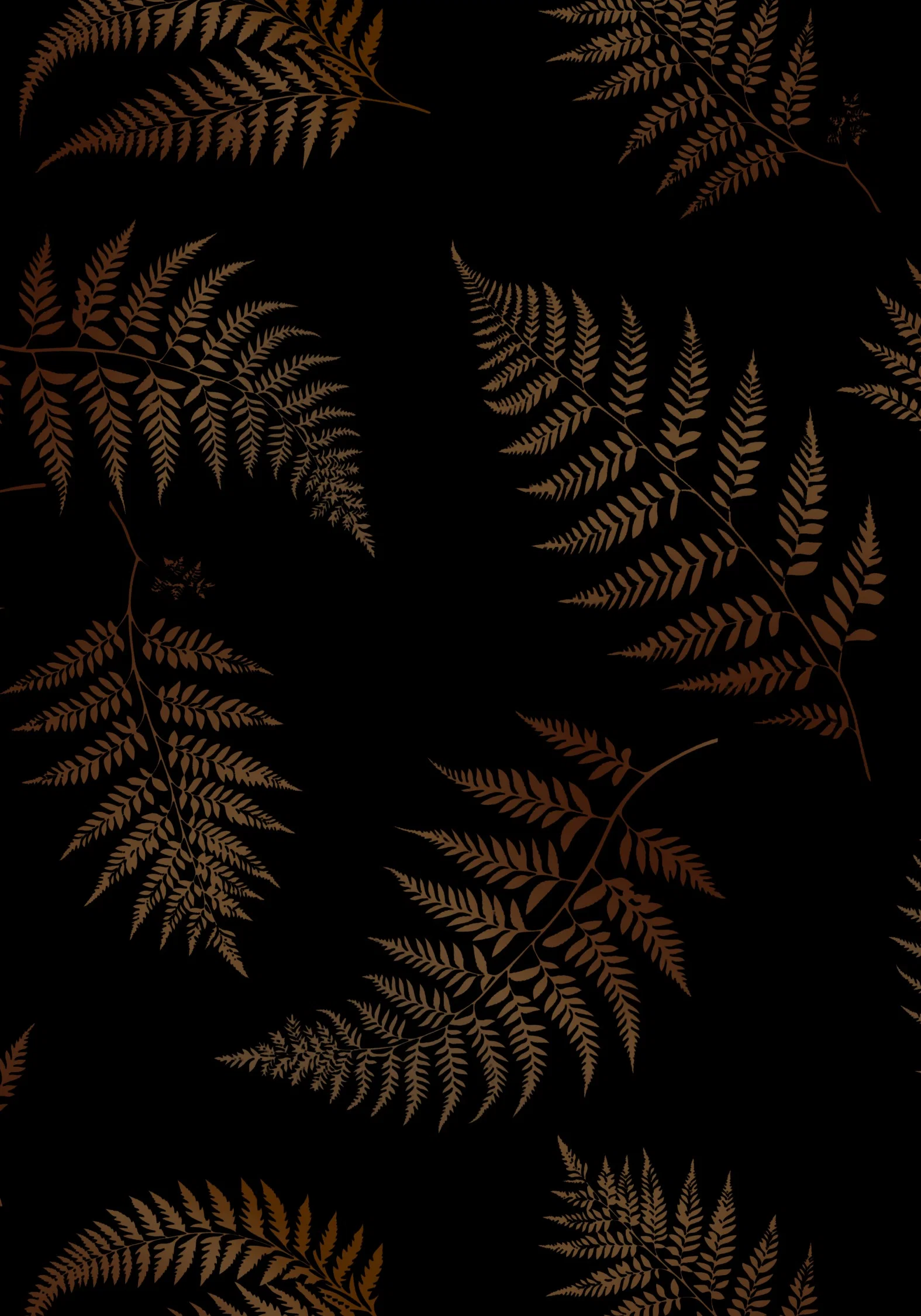 Ruin Fern Print Chiffon Shirt - Image 8