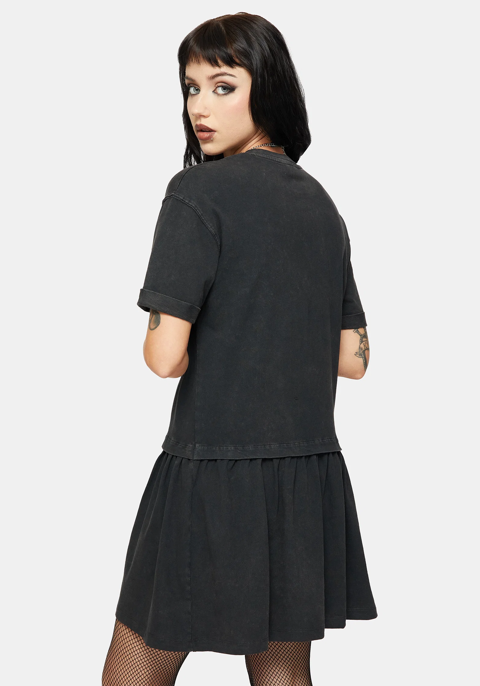 Saski Thorn Drop Waist Skater Dress - Image 3