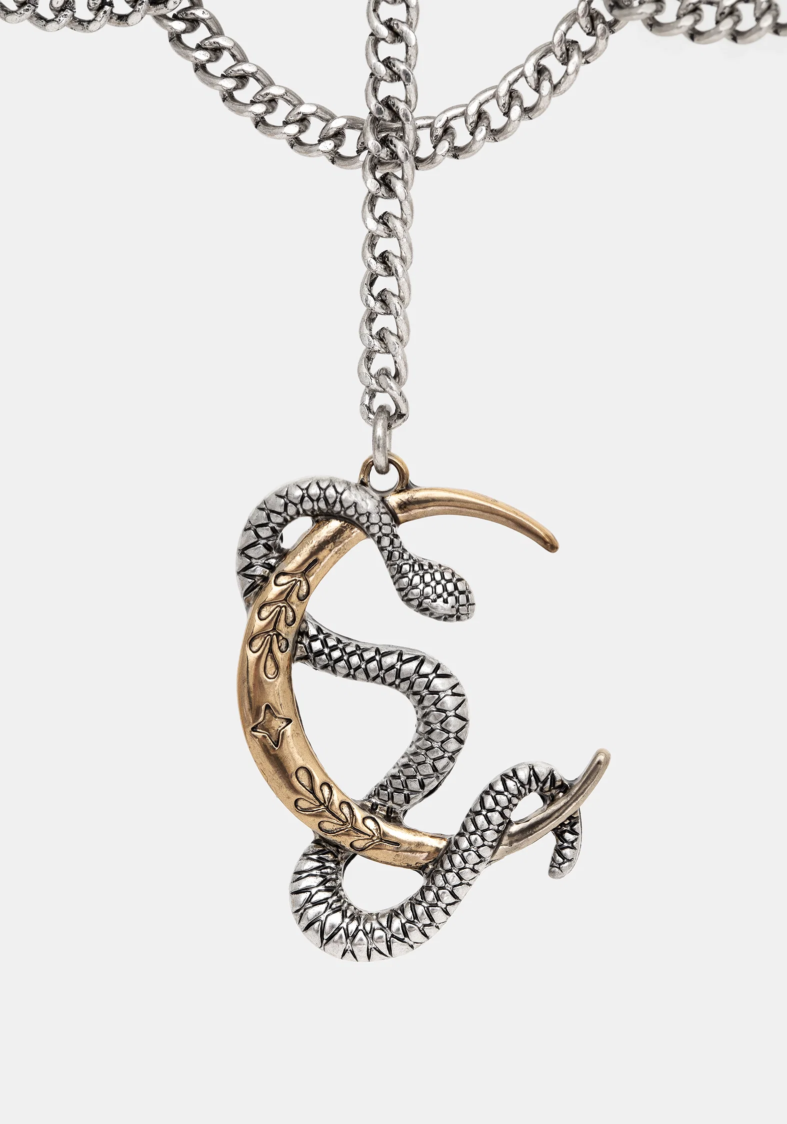 Selendra Snake & Moon Necklace - Image 2
