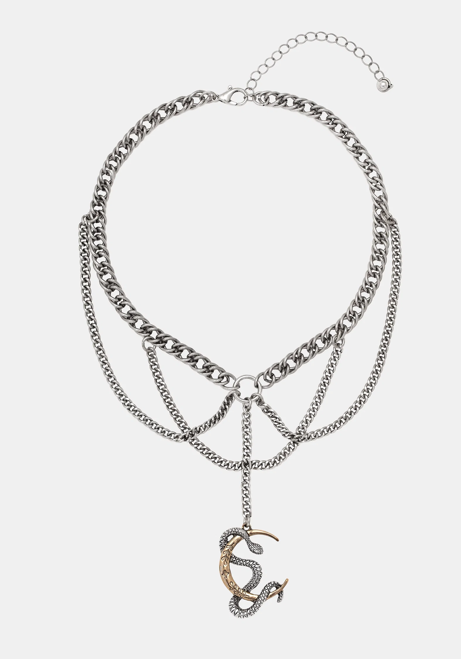 Selendra Snake & Moon Necklace - Image 6