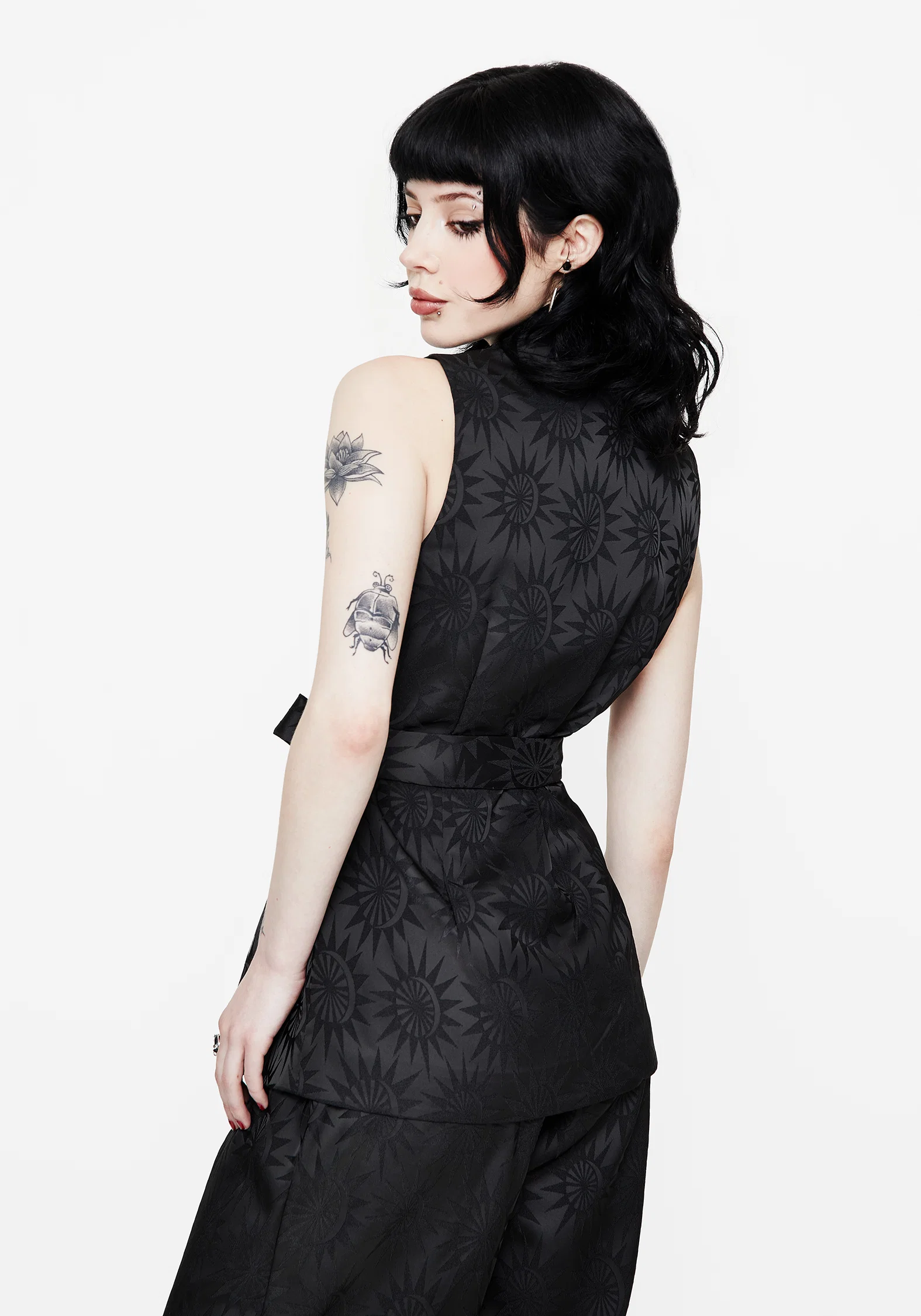Semine Celestial Printed Tailored Waistcoat - Image 3