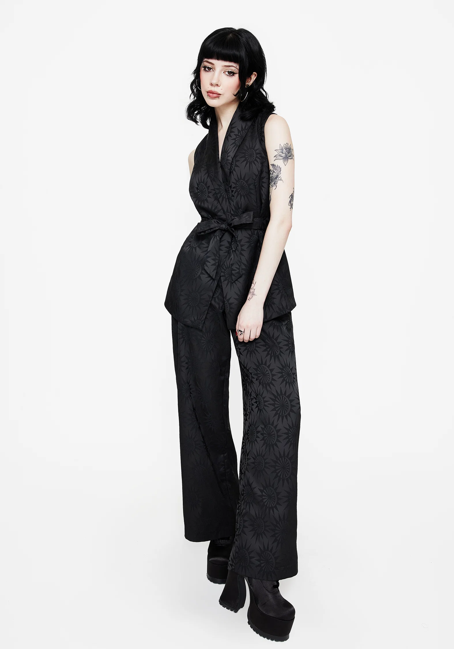 Semine Celestial Printed Tailored Waistcoat - Image 4