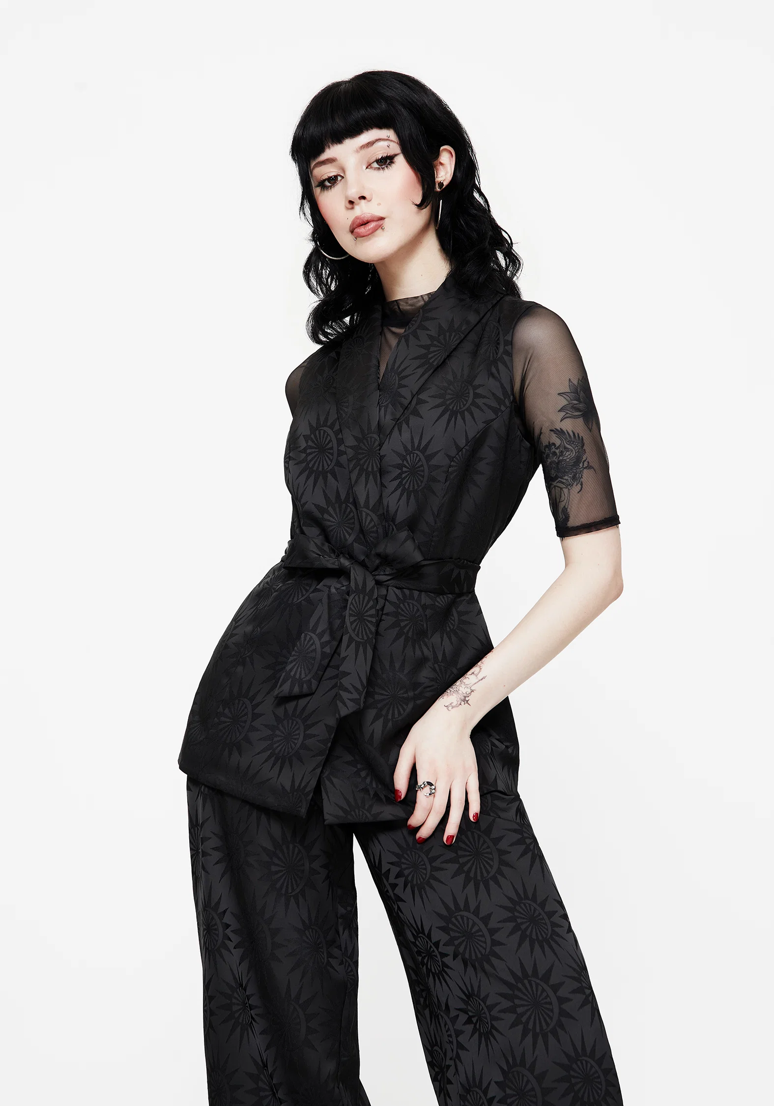 Semine Celestial Printed Tailored Waistcoat - Image 5
