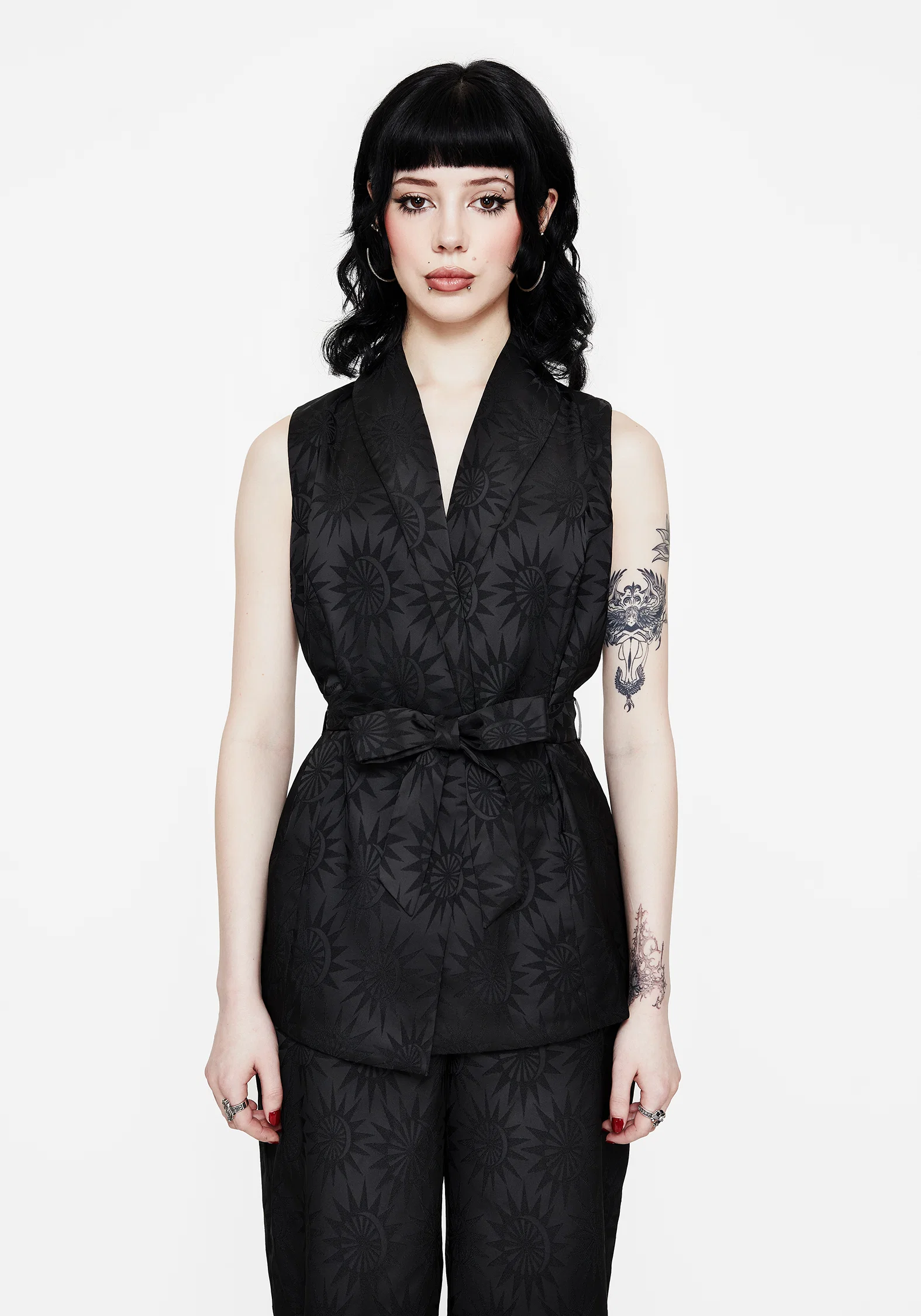 Semine Celestial Printed Tailored Waistcoat - Image 6