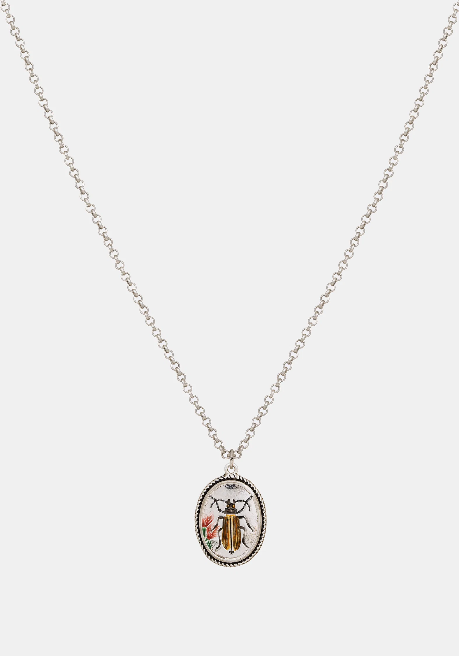 Sessile Bug Necklace - Silver - Image 2