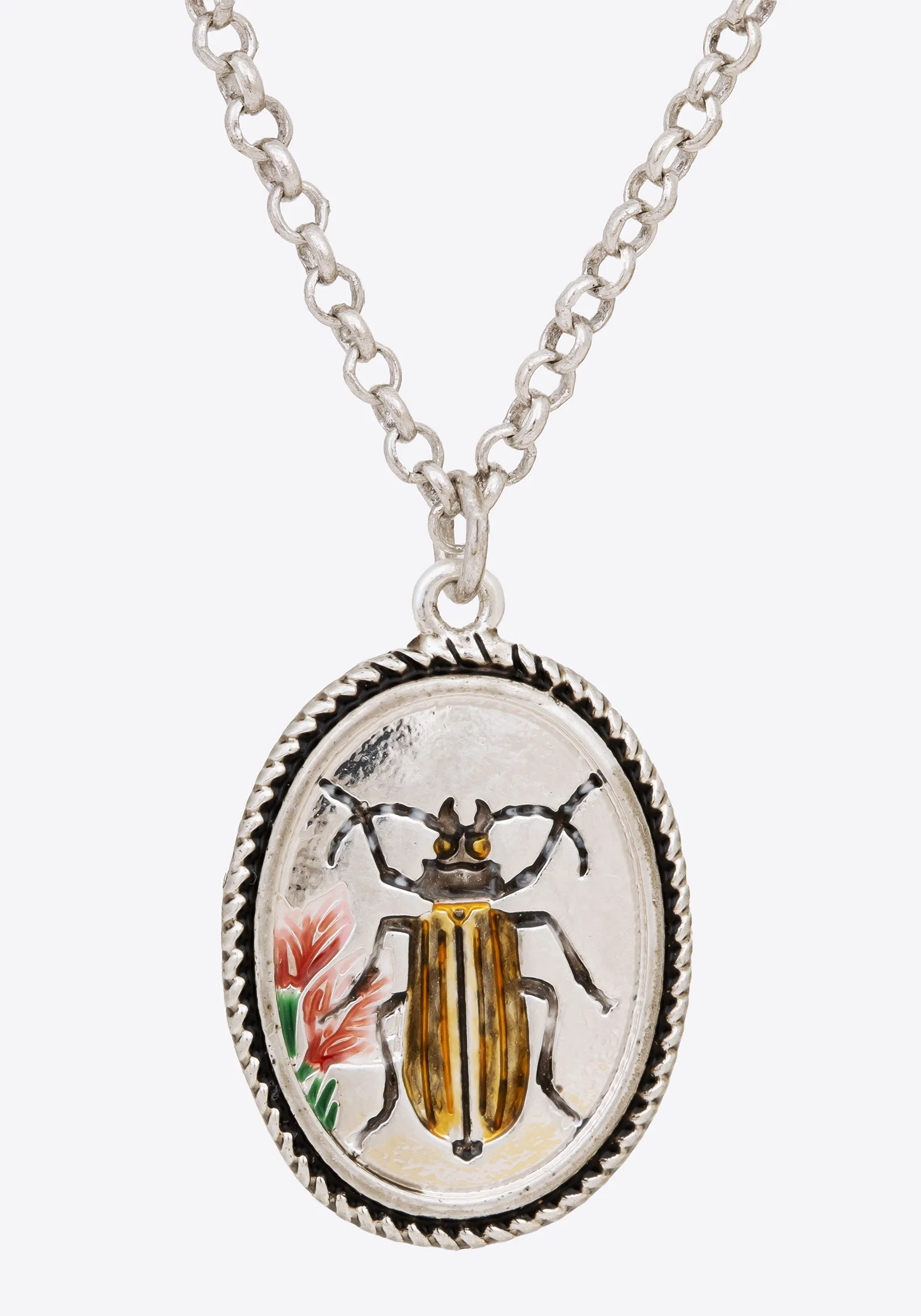 Sessile Bug Necklace - Silver - Image 4