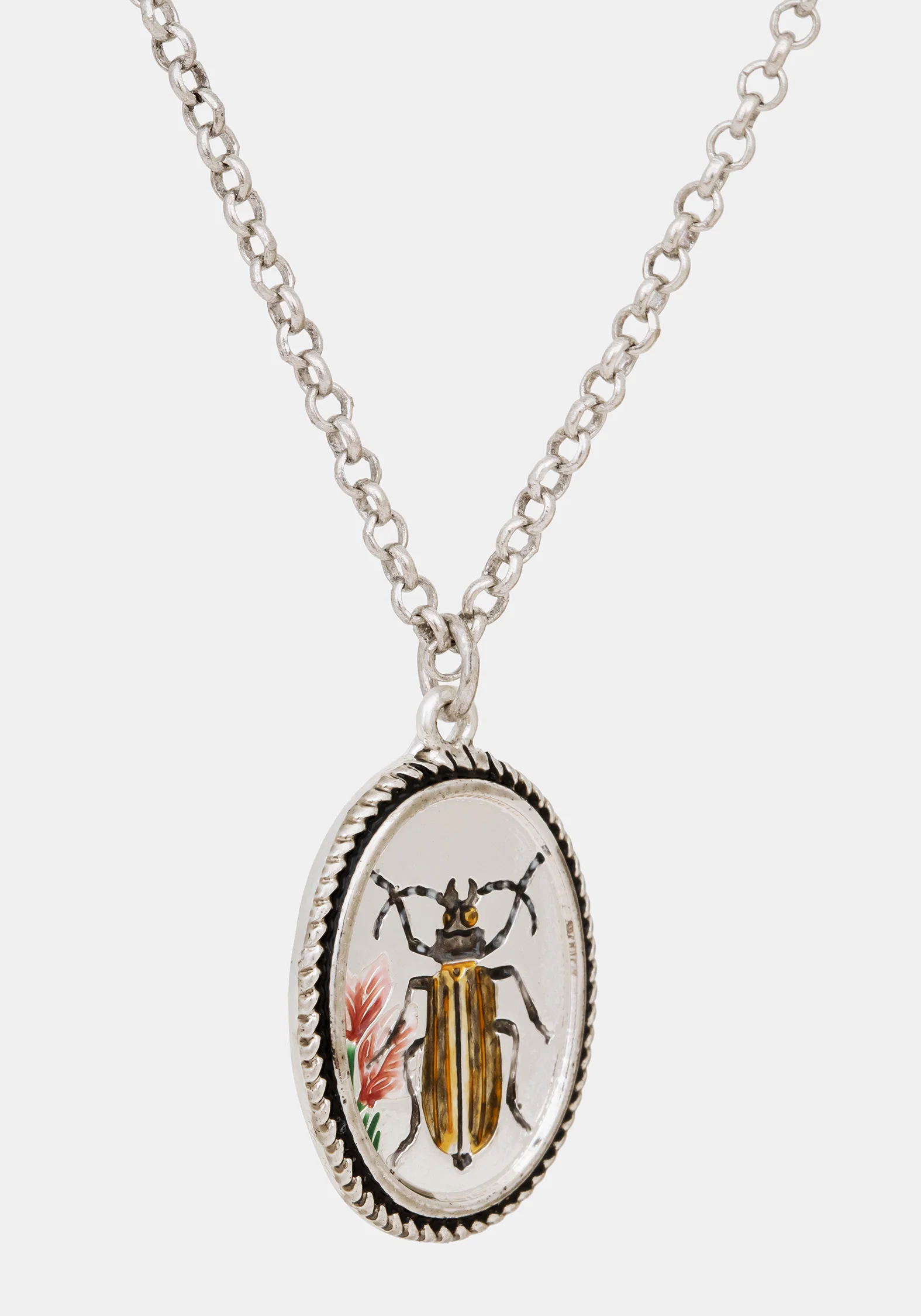 Sessile Bug Necklace - Silver - Image 7