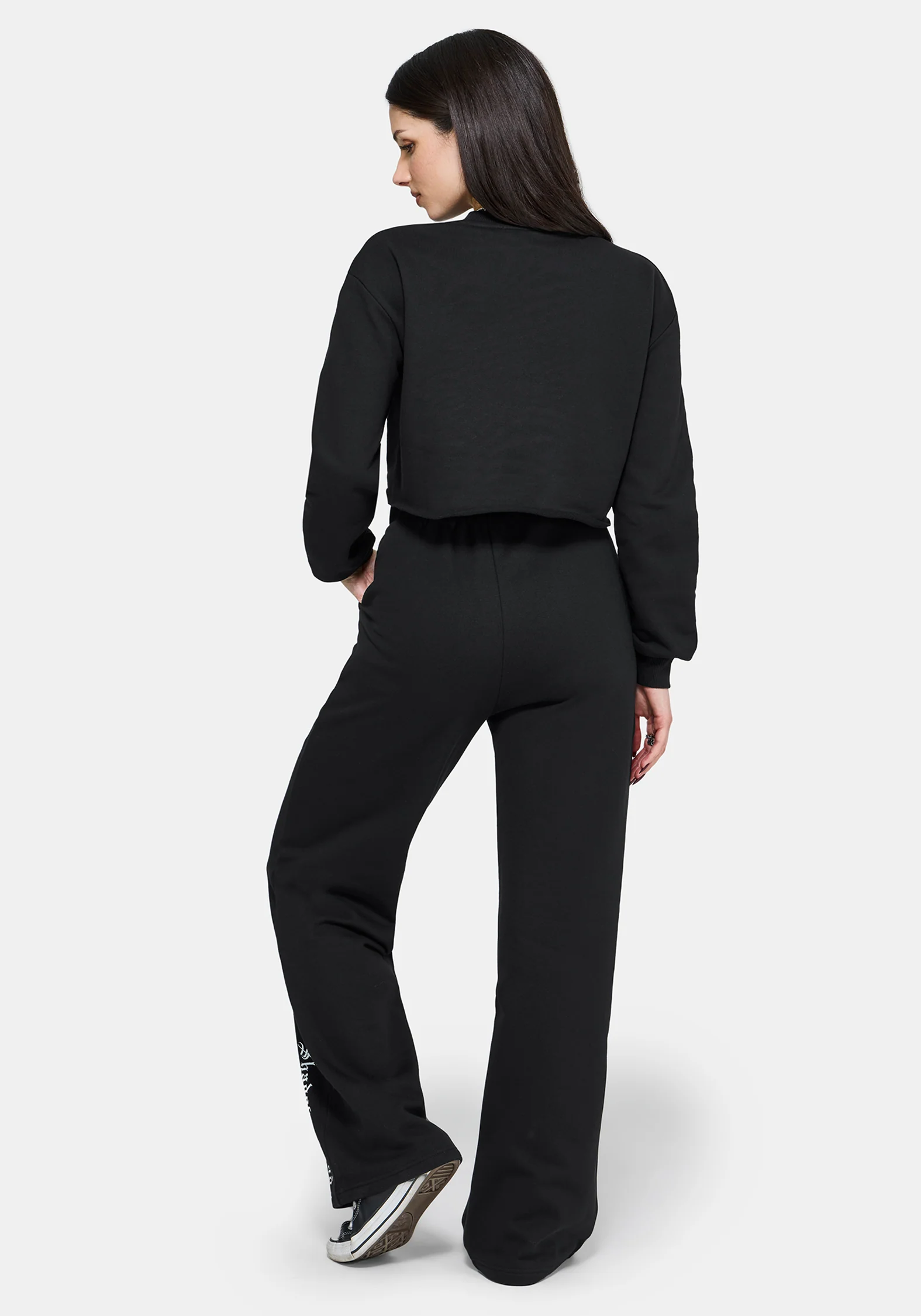 Shadows Crop Sweat Top - Image 4