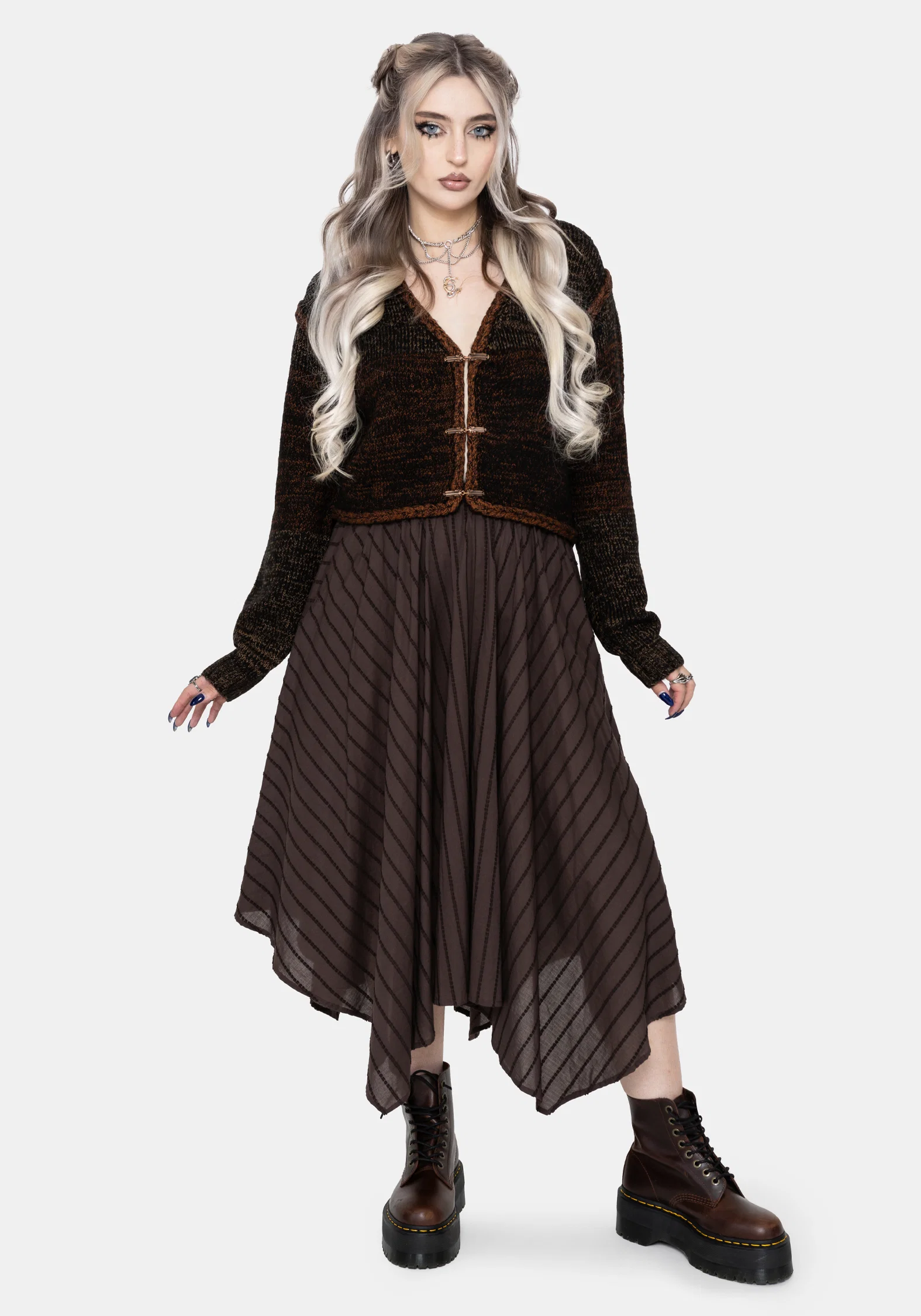 Shae Feather Clasp Knit Cardigan - Image 5