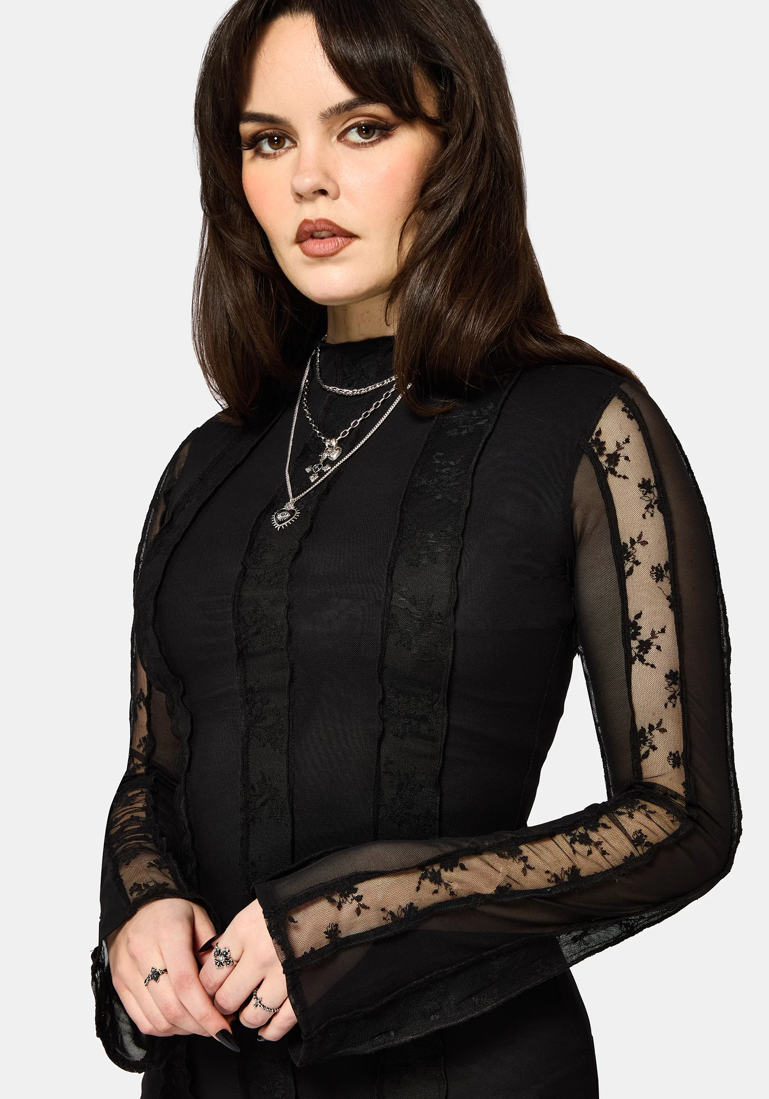 Shesha Mesh Midi Dress - Image 2