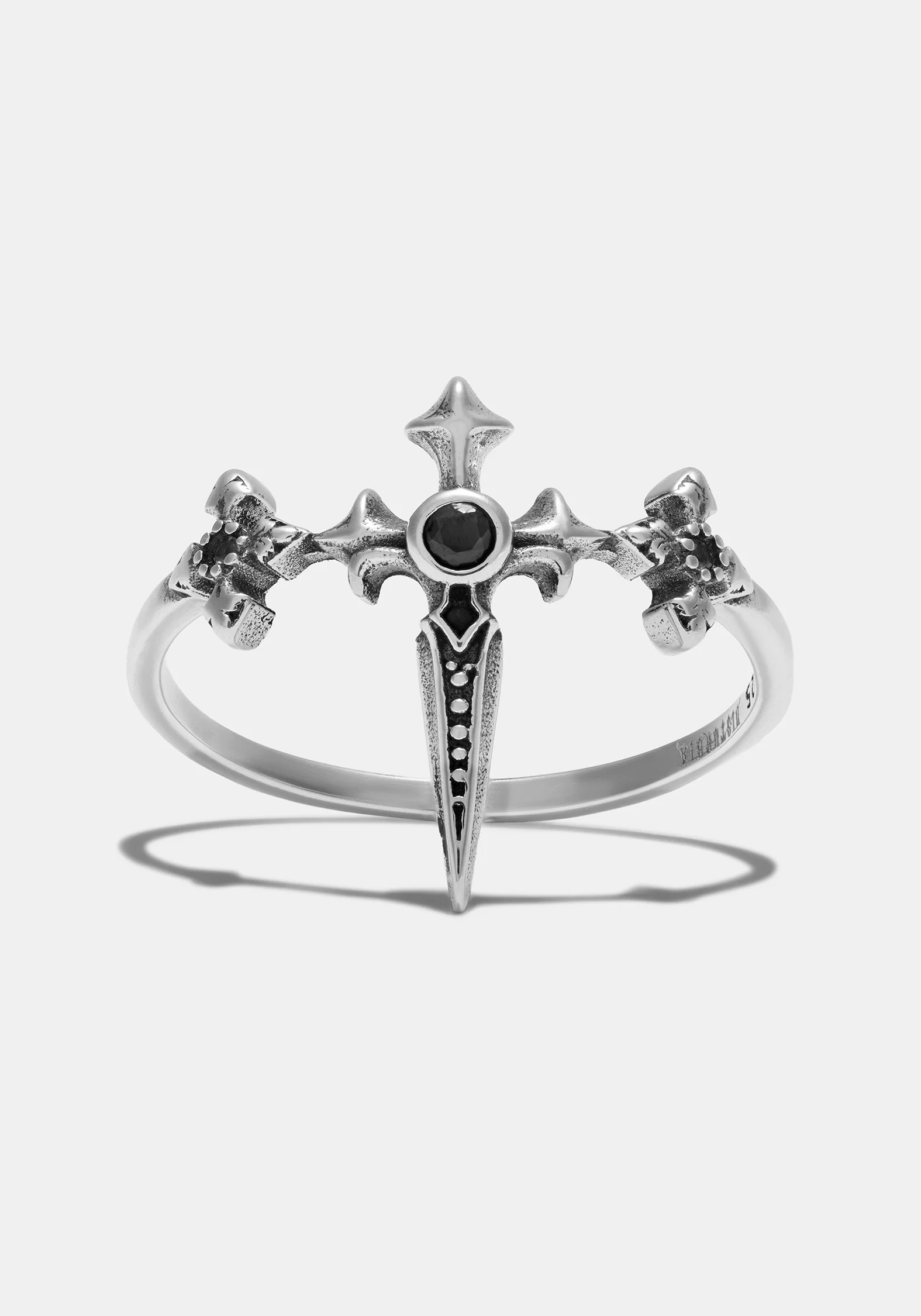 Sica Sterling Silver Black Spinel Ring - Image 3