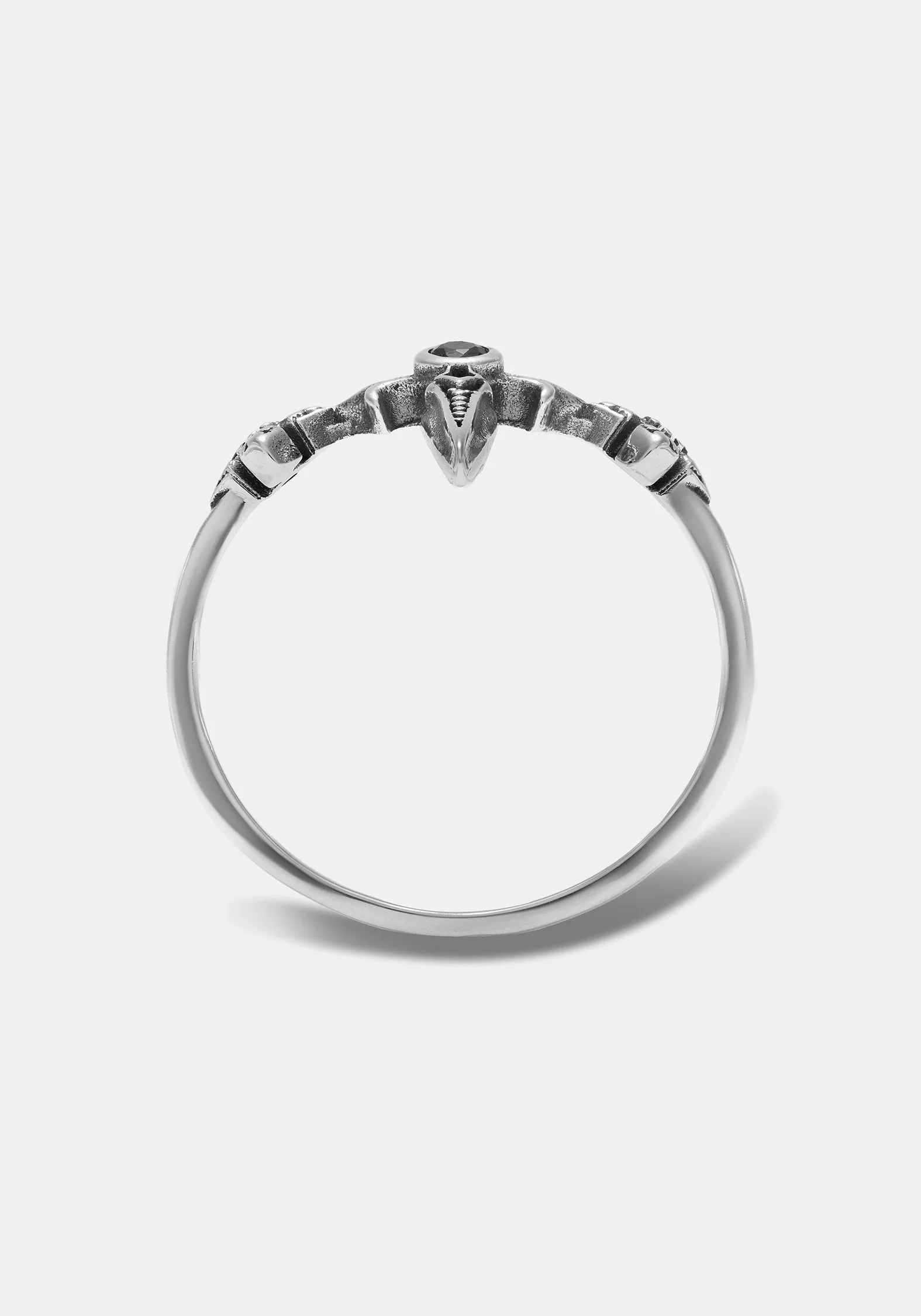 Sica Sterling Silver Black Spinel Ring - Image 5