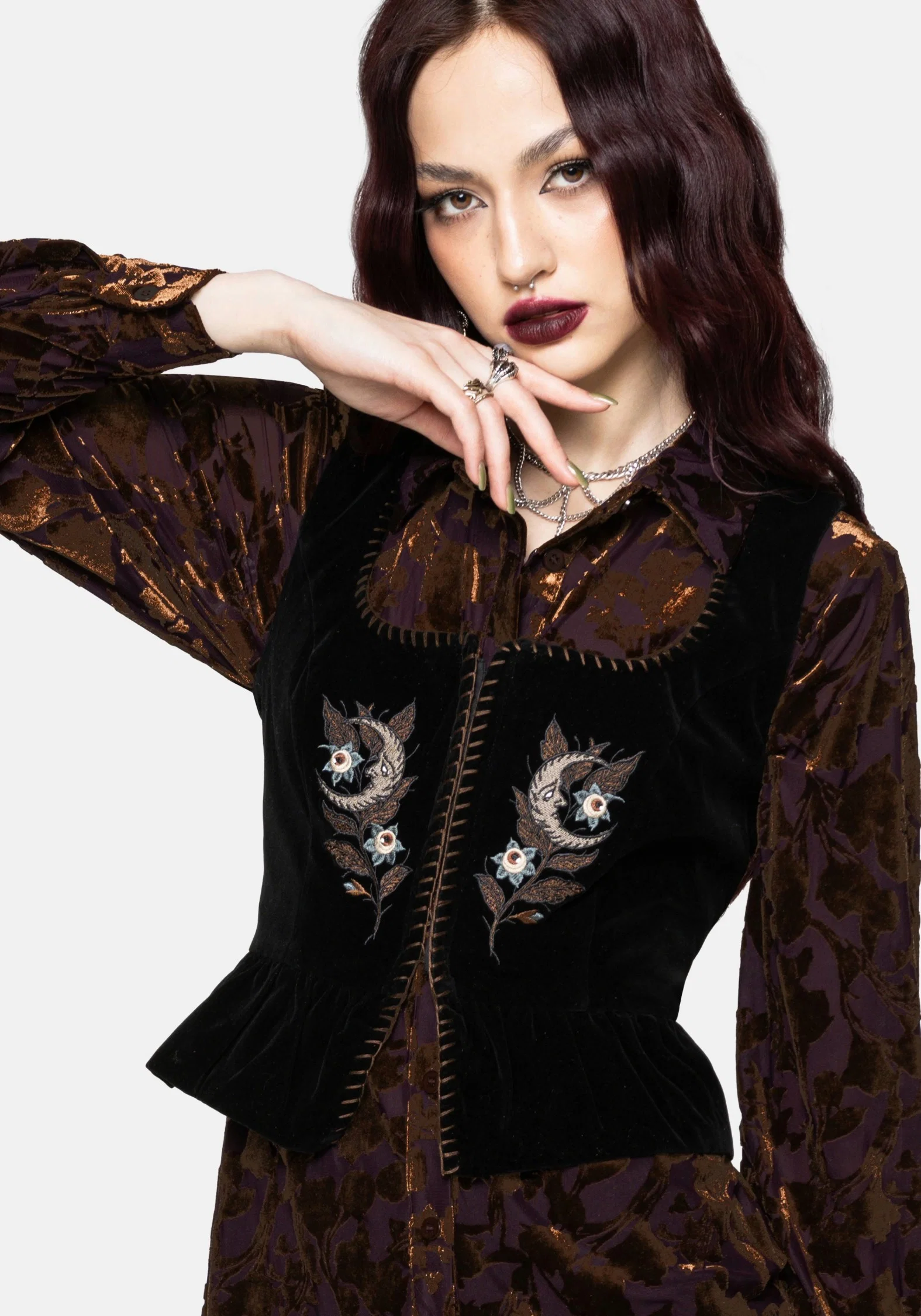 Sienna Devore Shirt - Image 2