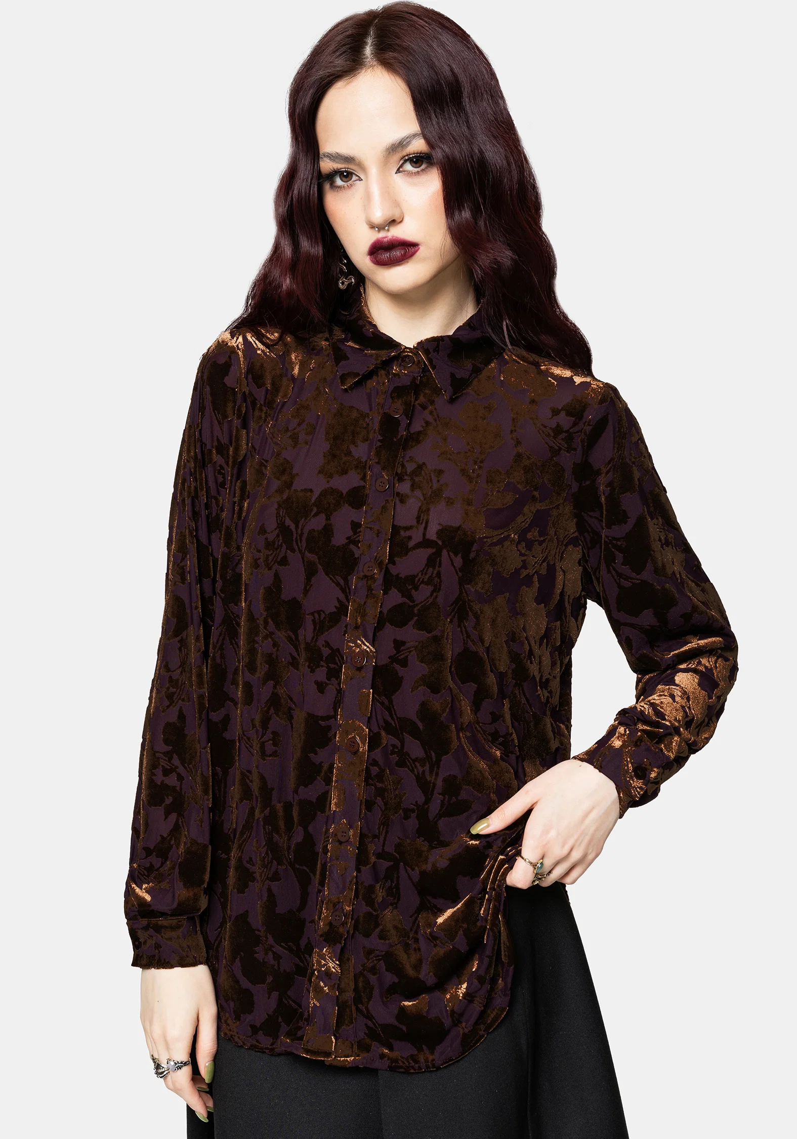 Sienna Devore Shirt - Image 4