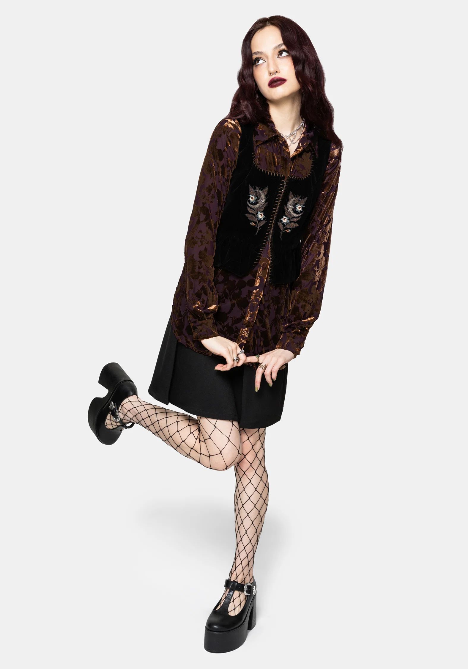 Sienna Devore Shirt - Image 6
