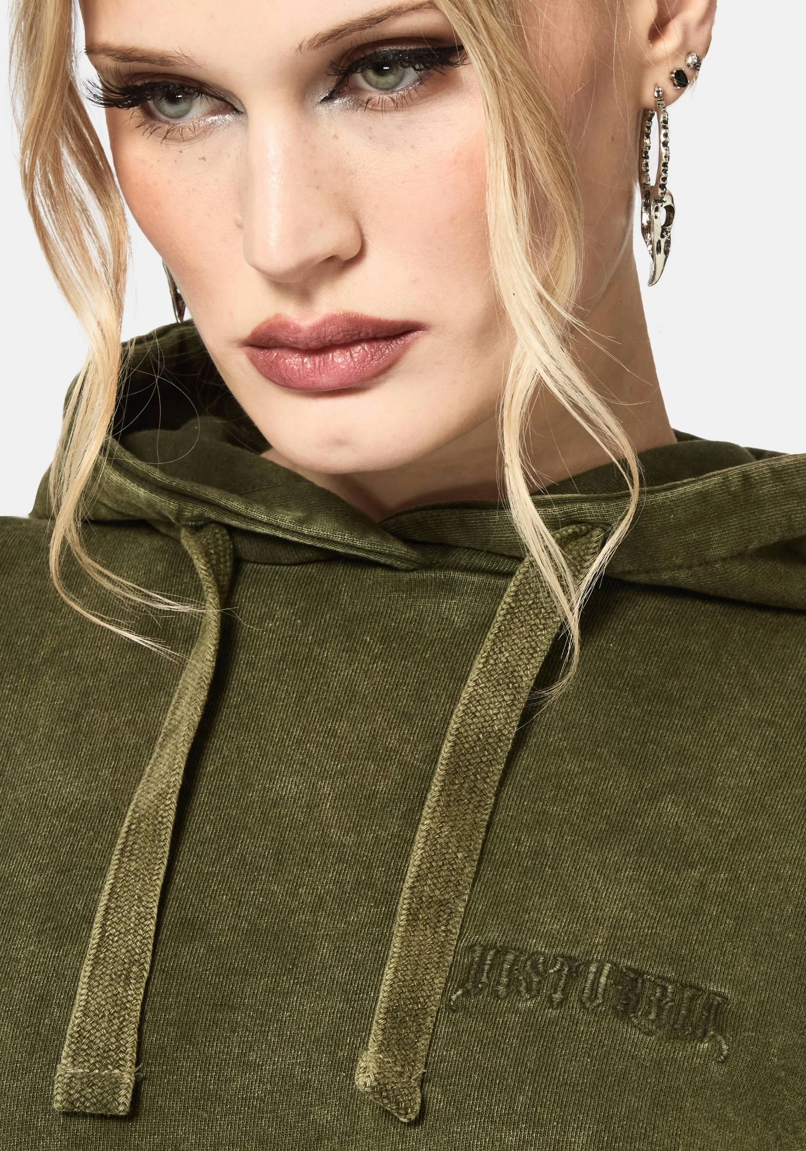 Sira Oversized Applique Patch Hoodie - Image 2
