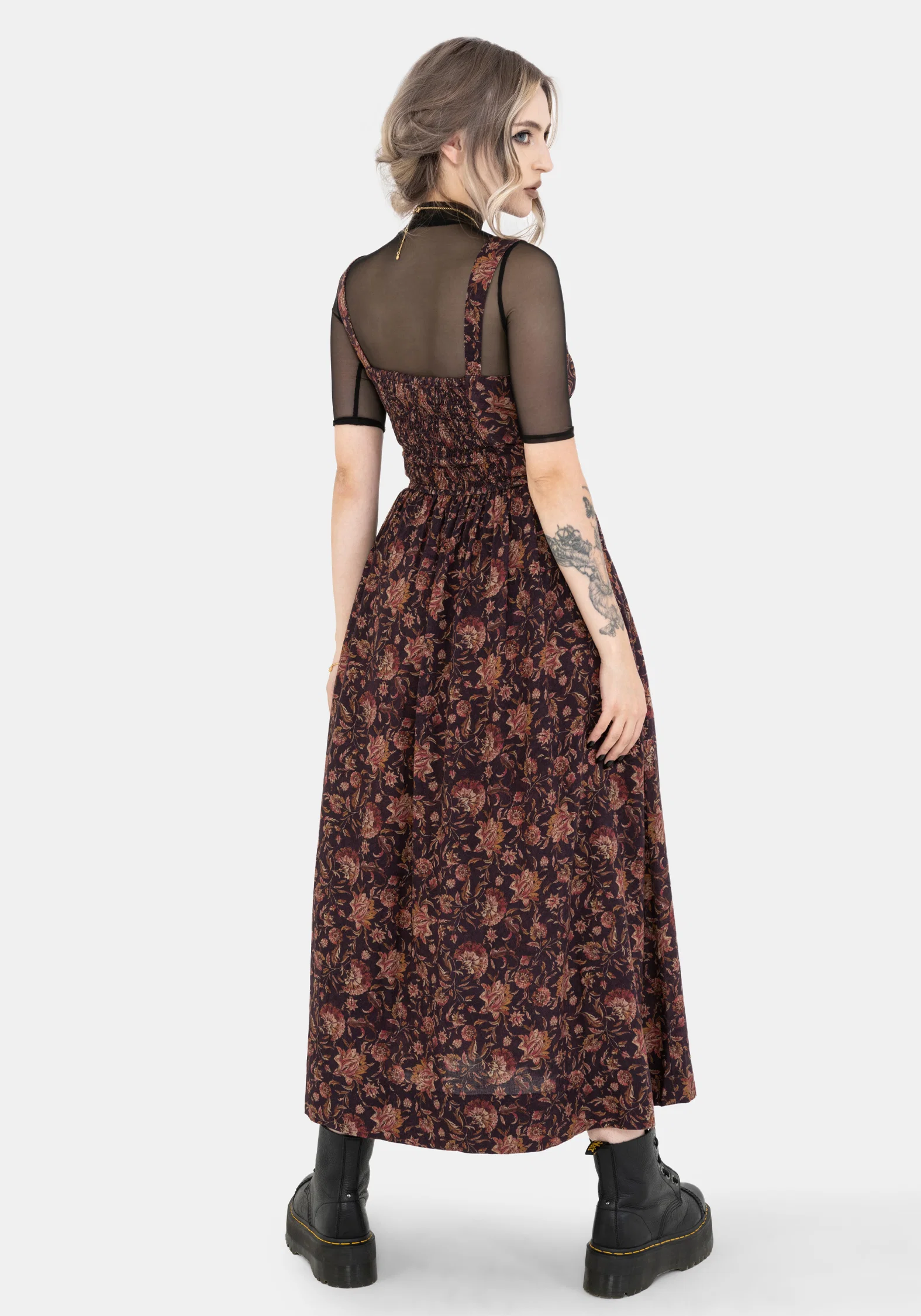 Skye Shirred Back Midaxi Dress - Image 3