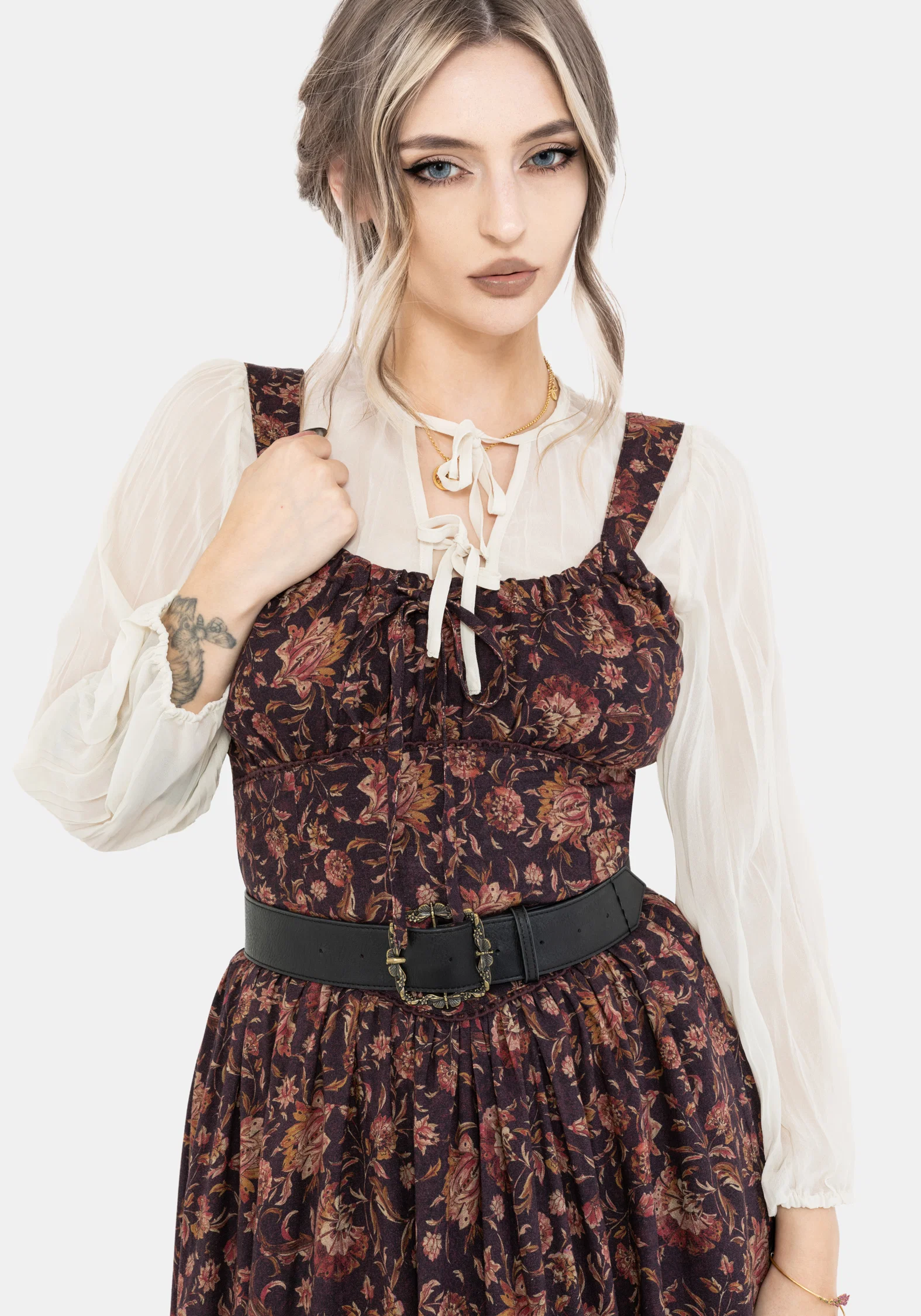 Skye Shirred Back Midaxi Dress - Image 5