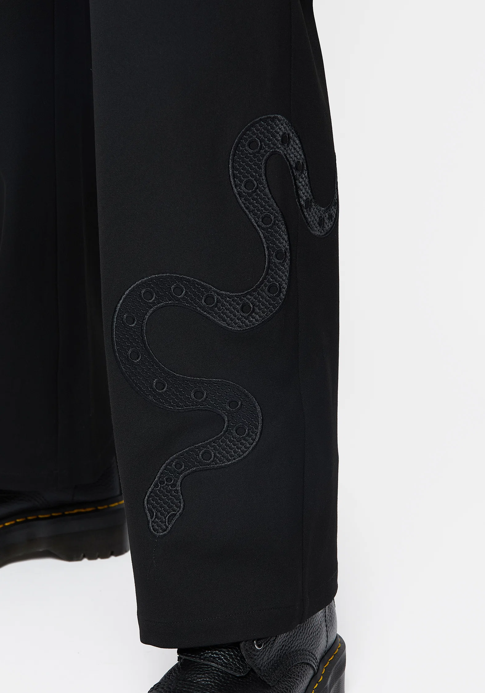 Slither Snake Embroidered Tailored Trousers - Image 2