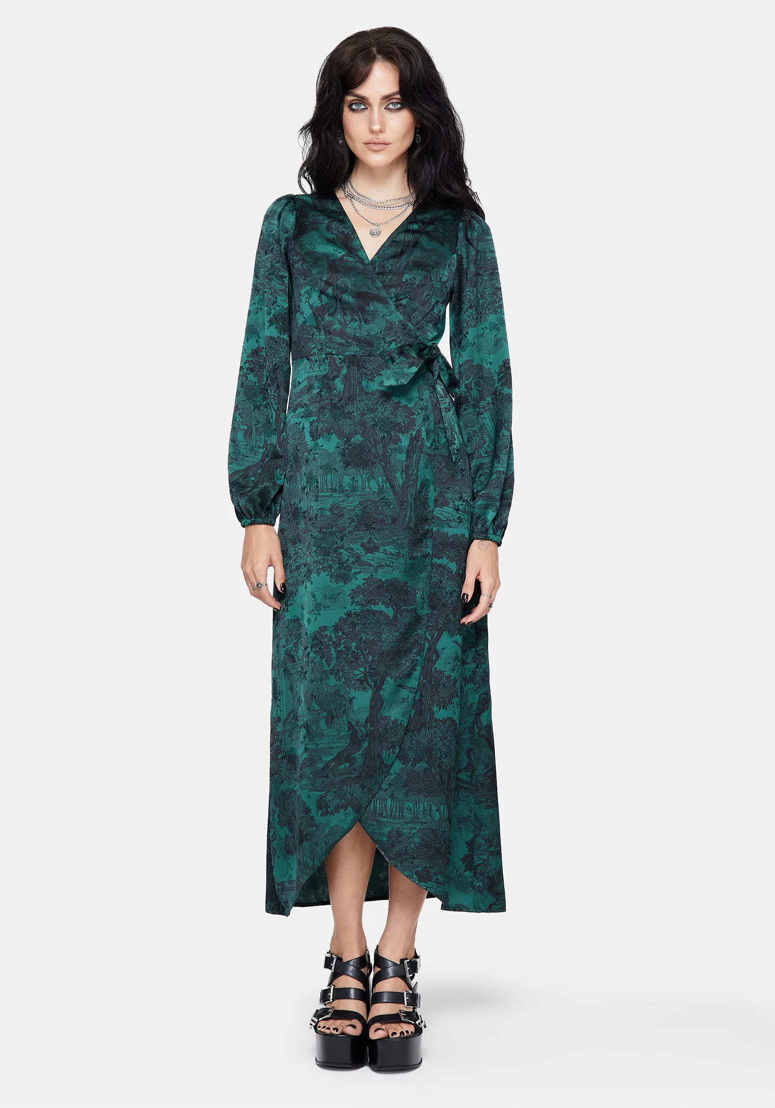 Solara Toile Print Maxi Dress - Image 5