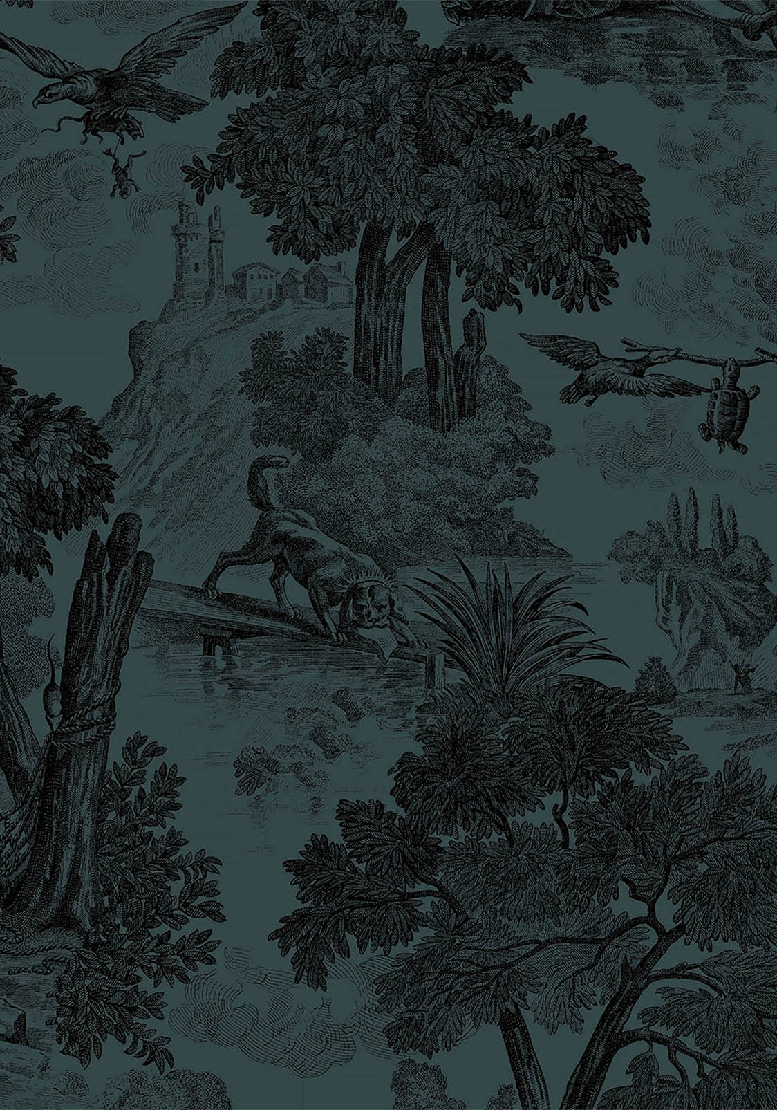 Solara Toile Print Maxi Dress - Image 6
