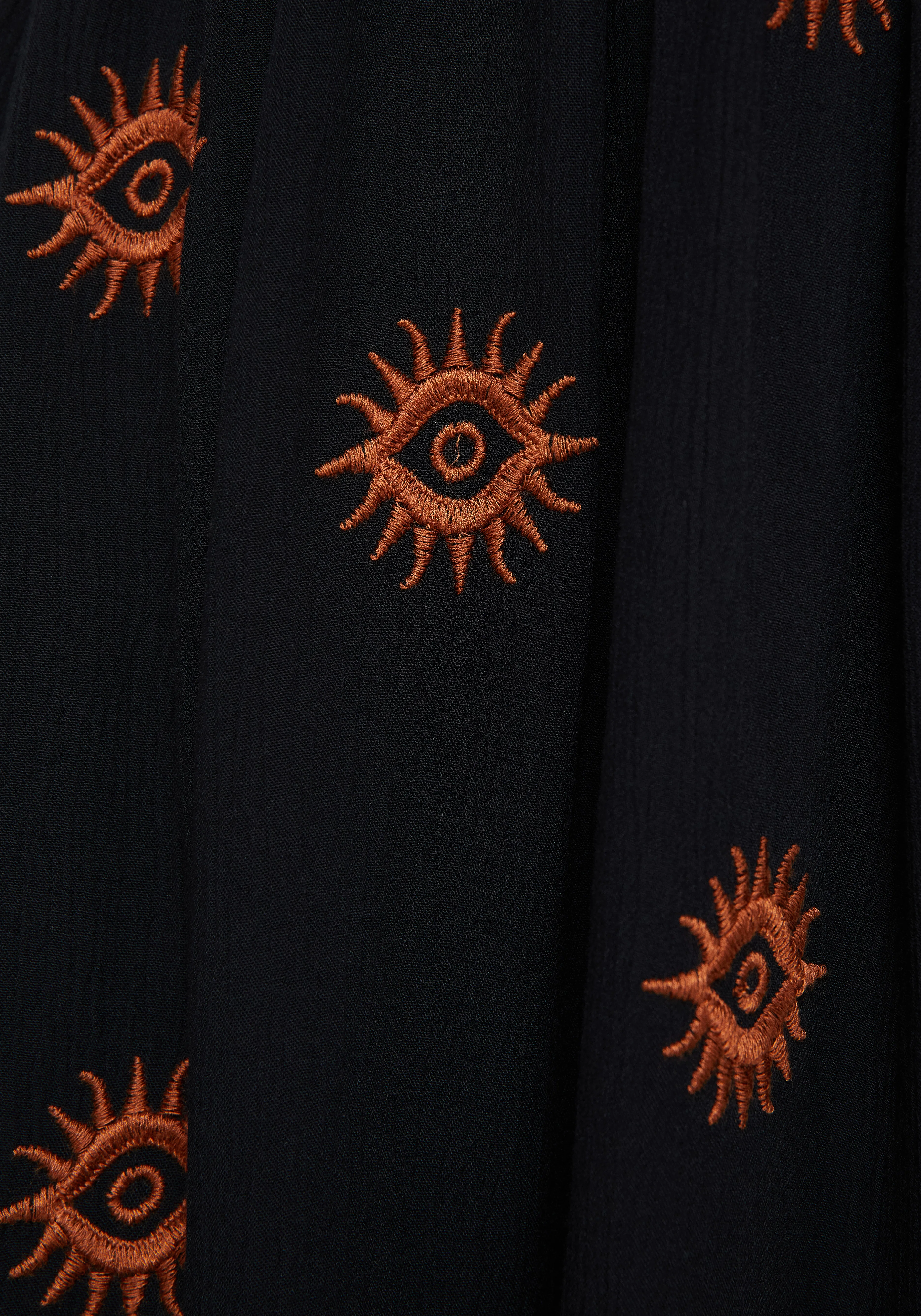Solstice Embroidered Smock Mini Dress - Image 2