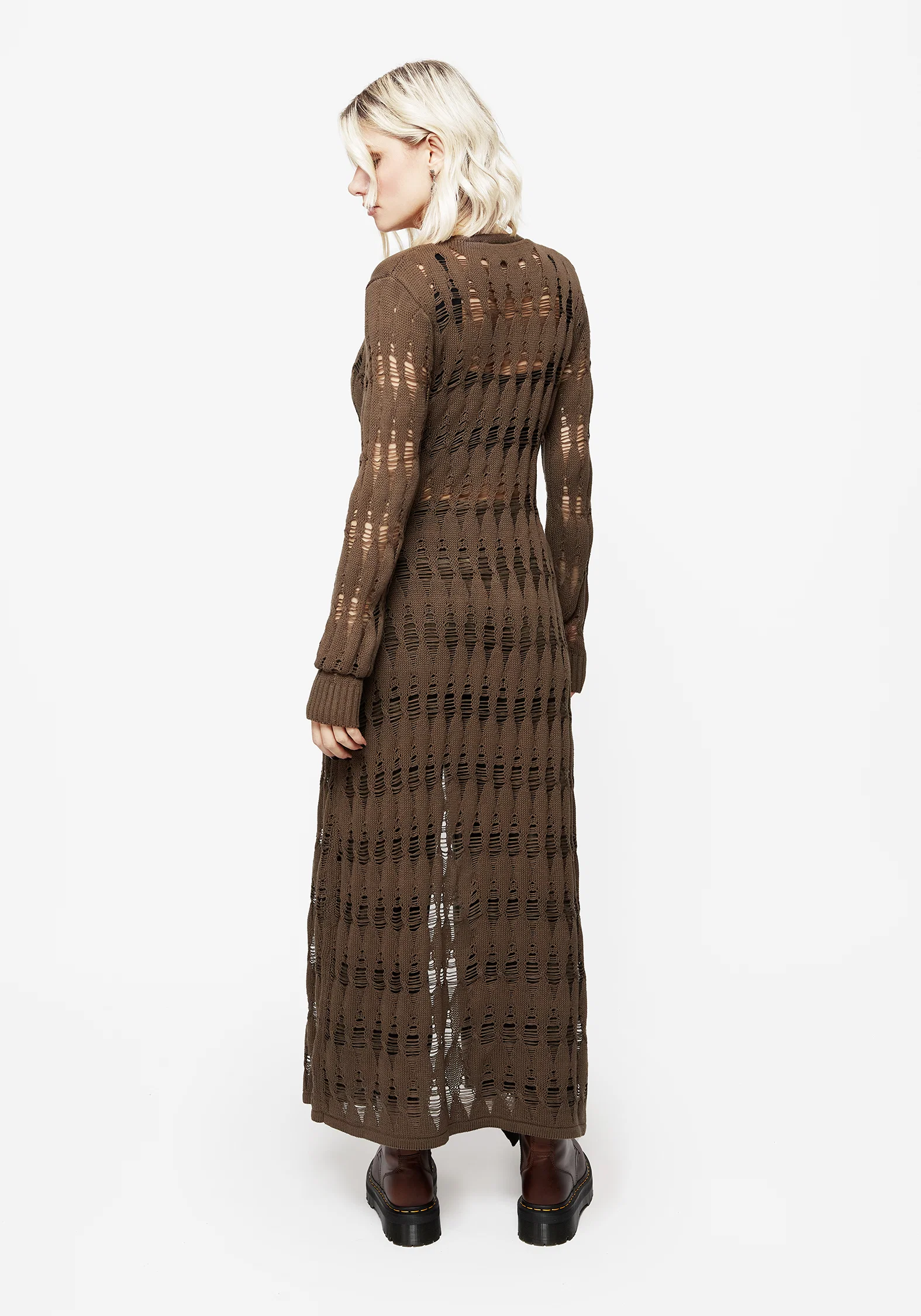 Sophia Cable Twist Knit Cardigan - Image 3