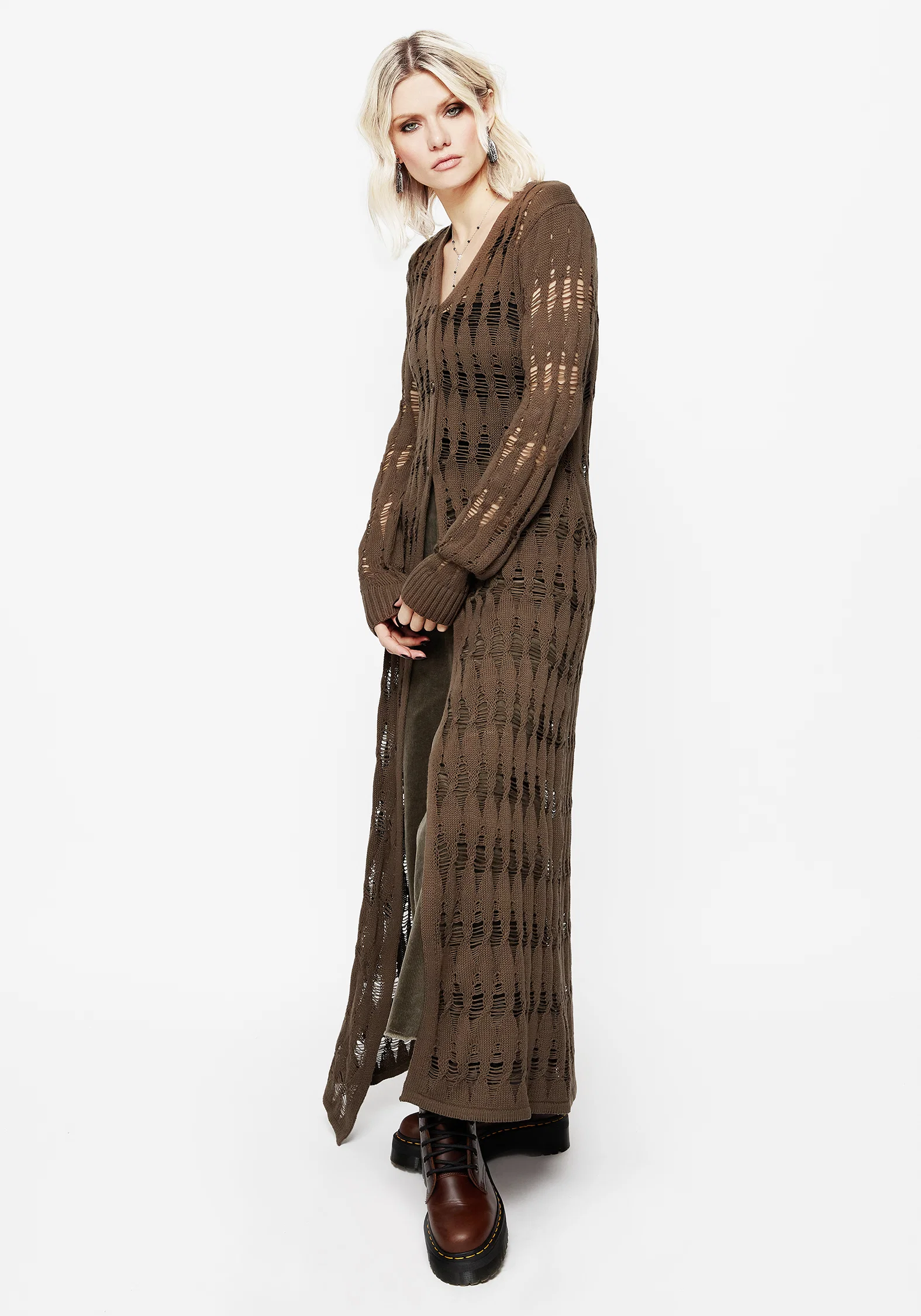 Sophia Cable Twist Knit Cardigan - Image 5