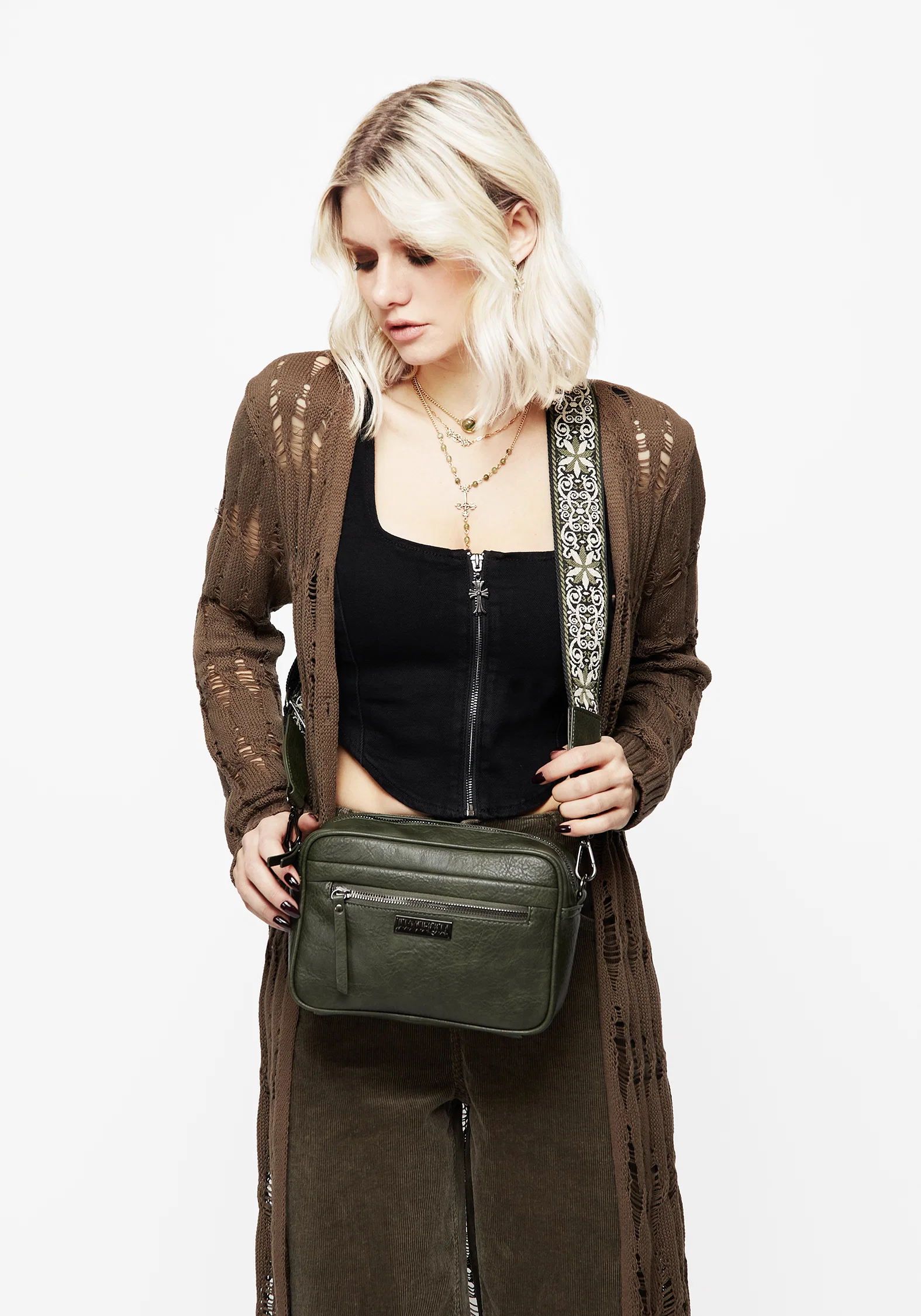 Sophia Cable Twist Knit Cardigan - Image 7